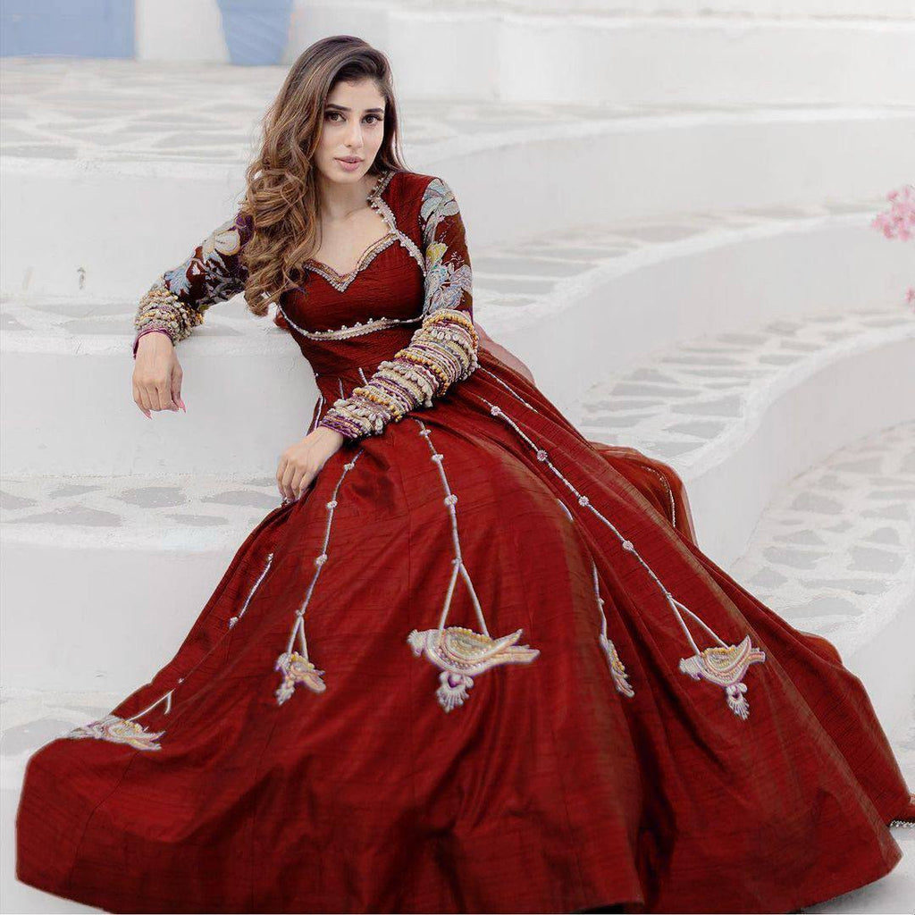 Party Wear Look Designer Gown And Dupatta