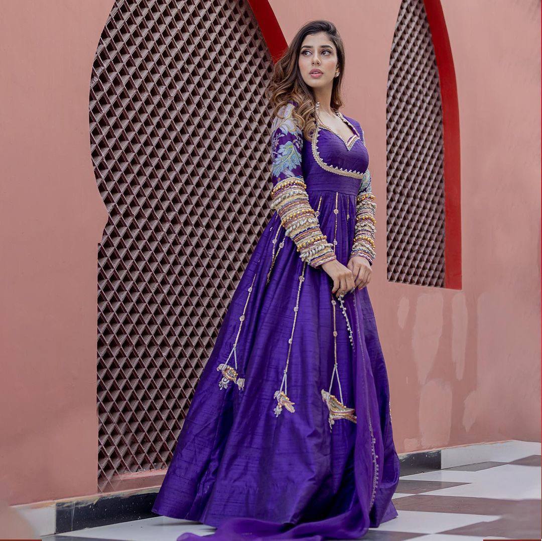 Party Wear Look Designer Gown And Dupatta