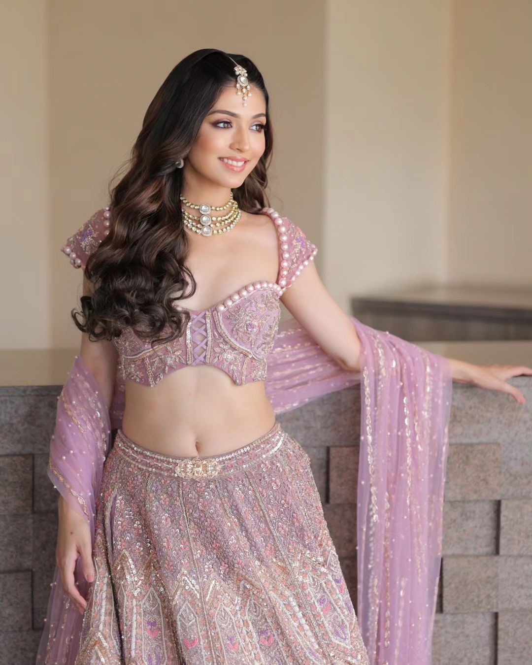 Party Wear Lehenga Choli With Beautiful Multi Thread Embroidery Work