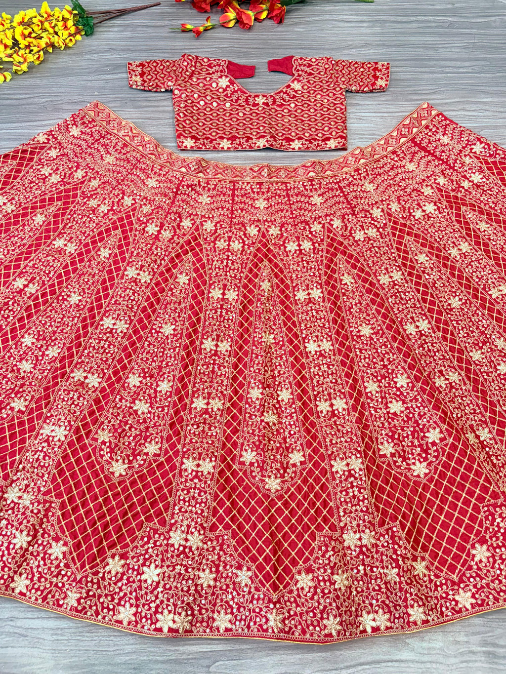 Most Beautiful Party Wear Lehenga Choli With Beautiful Embroidery