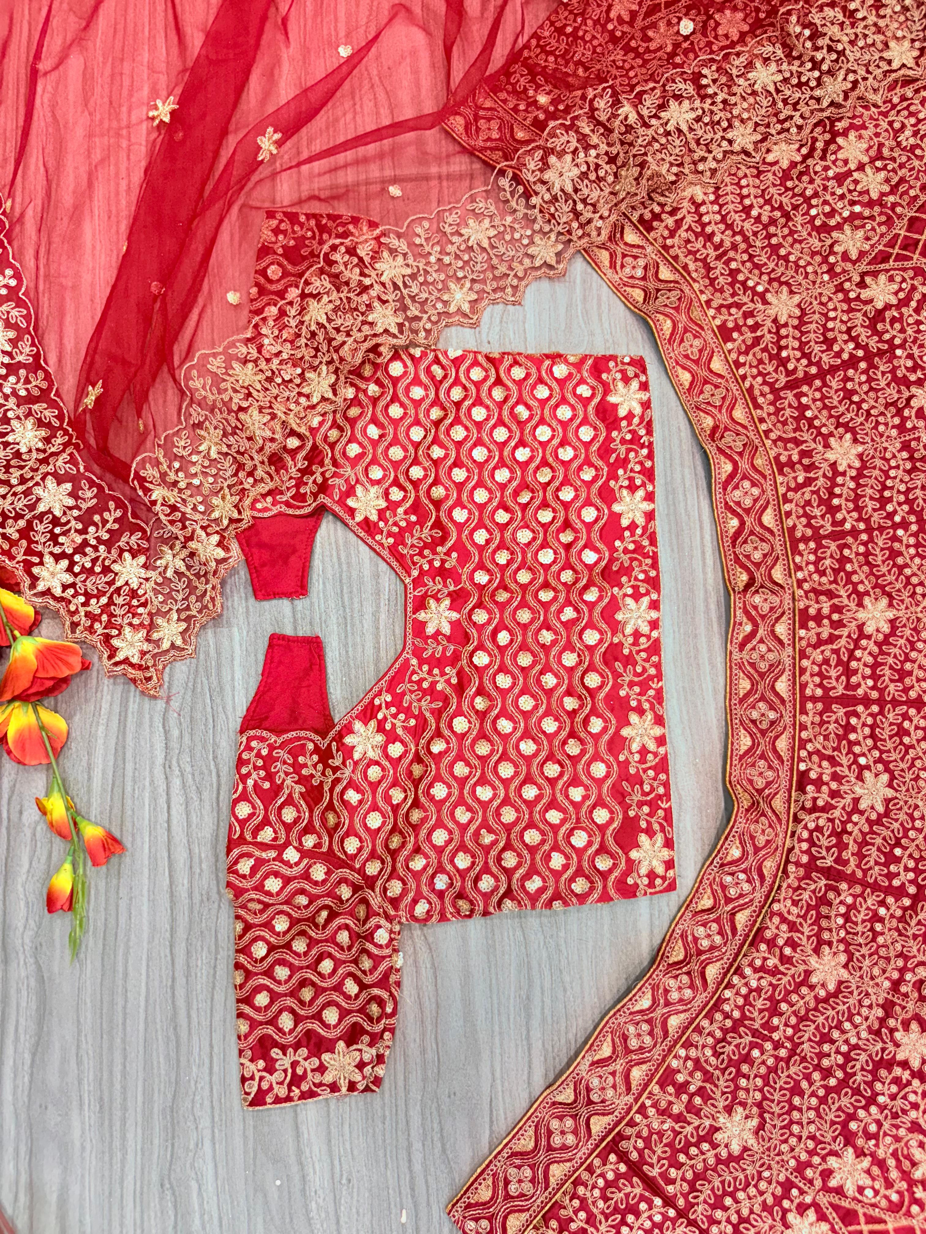 Most Beautiful Party Wear Lehenga Choli With Beautiful Embroidery