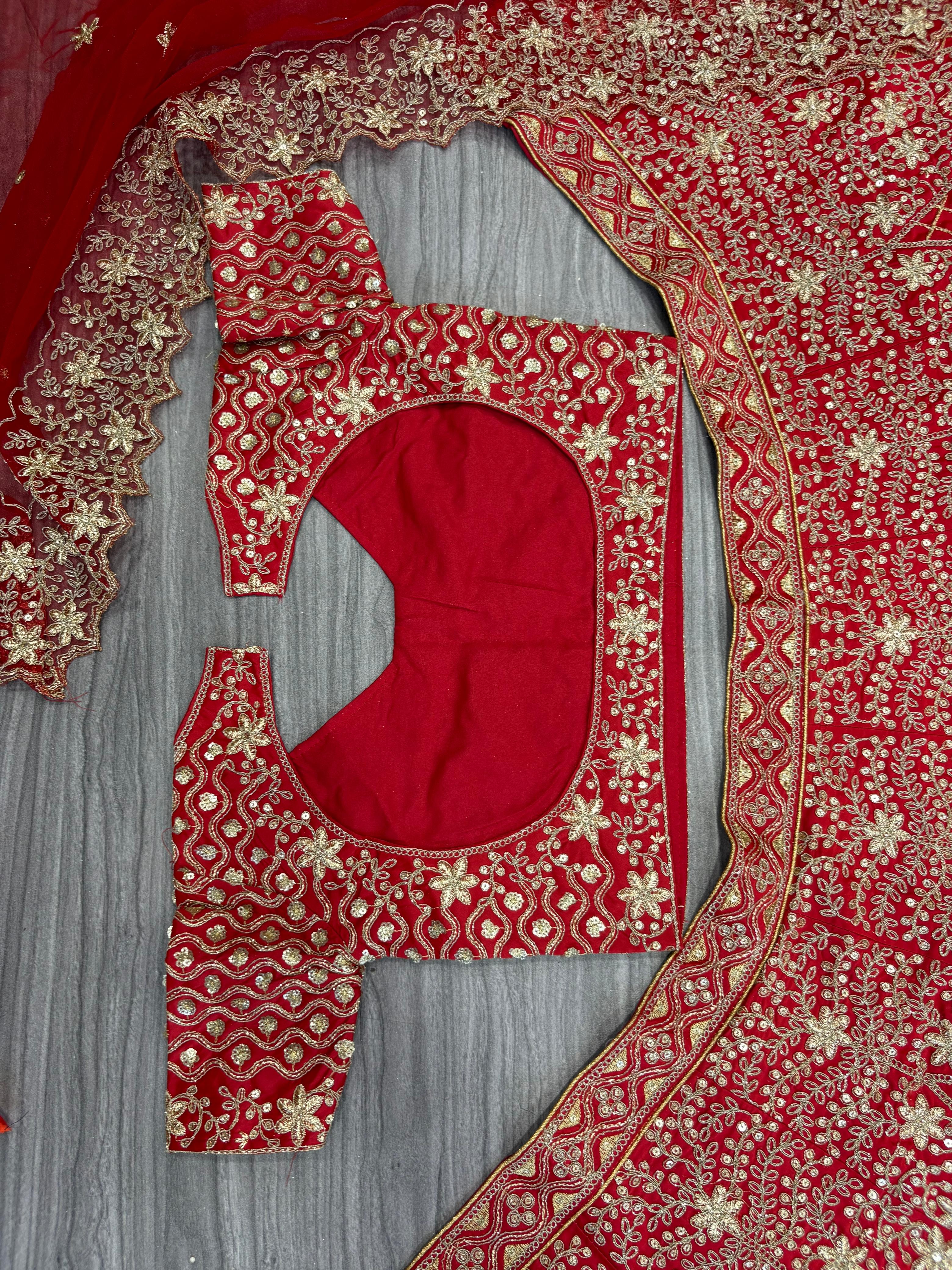 Most Beautiful Party Wear Lehenga Choli With Beautiful Embroidery