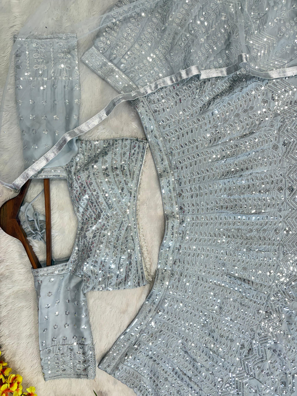Beautiful Most Trending Lehenga Choli  With Beautiful Embroidery
