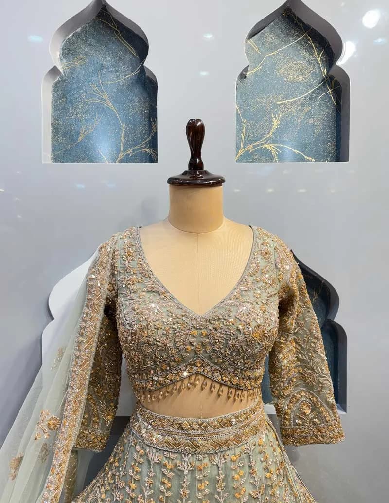 Beautiful Party Wear Lehenga Choli With Coding Sequins Work