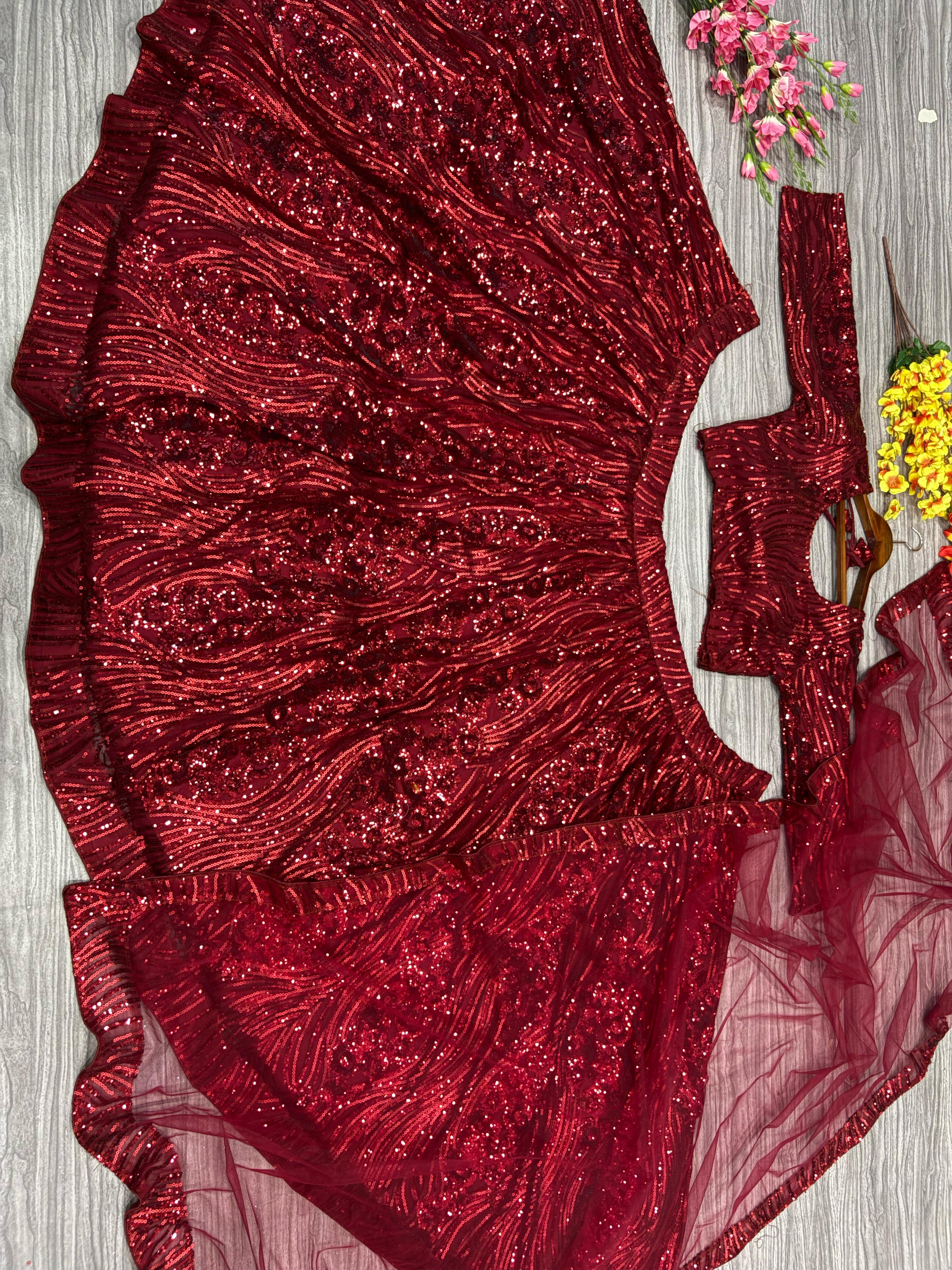 Party Wear Trending Lehenga Choli With Beautiful Embroidery Work