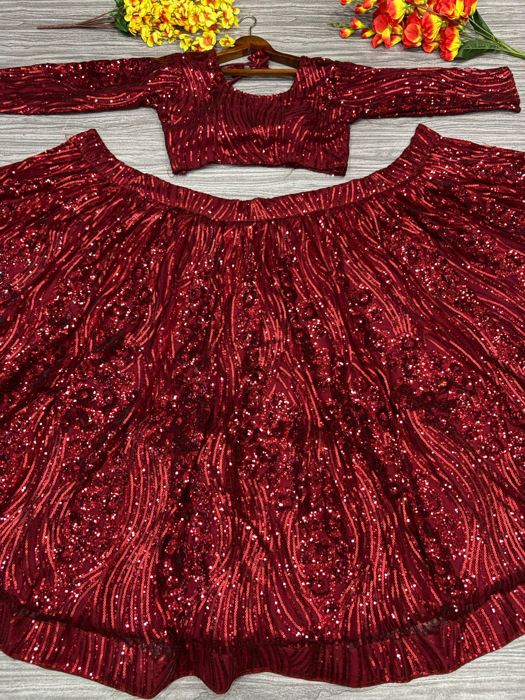 Party Wear Trending Lehenga Choli With Beautiful Embroidery Work