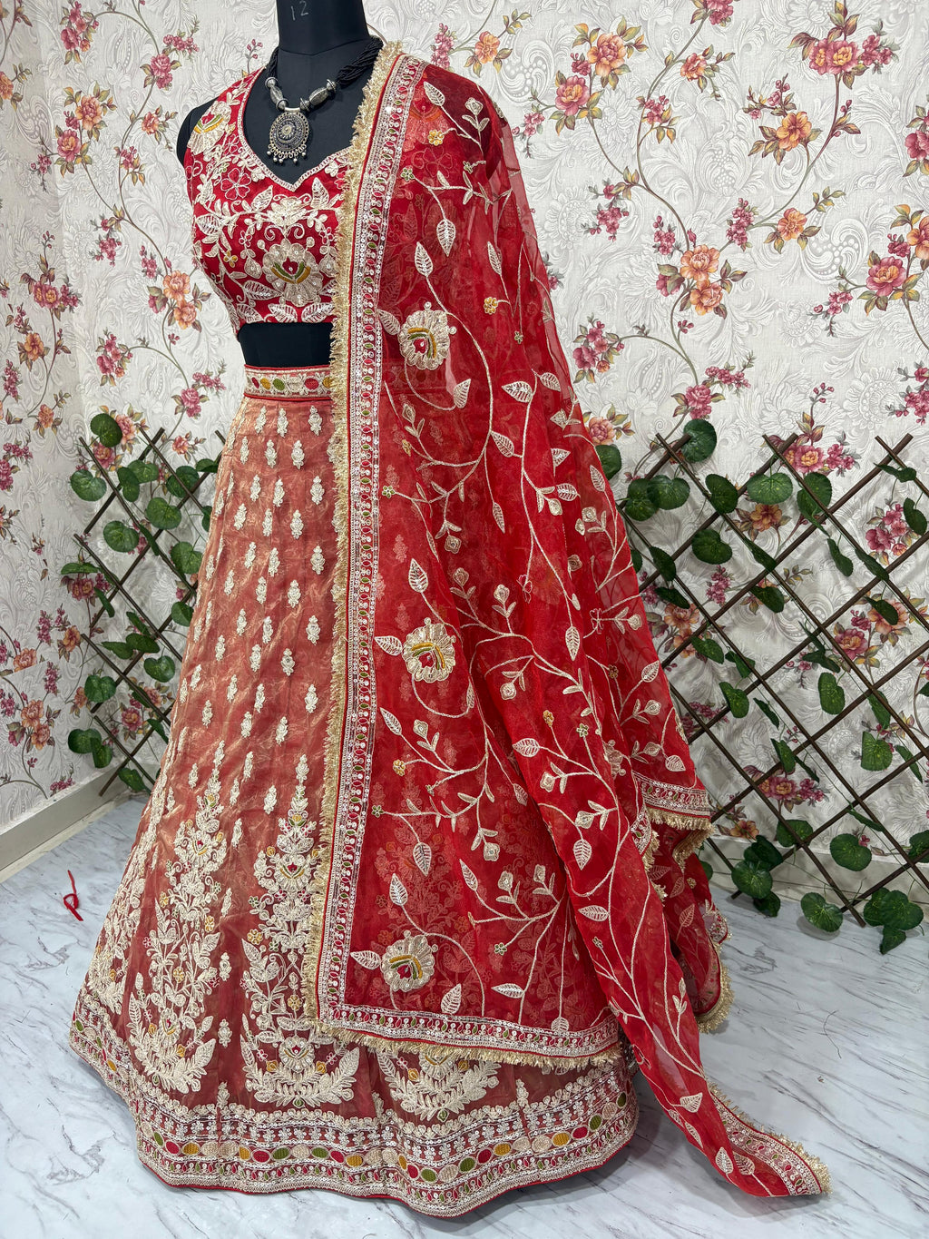 Most Beautiful Latest Designer Lehenga Choli With Beautiful Embroidery