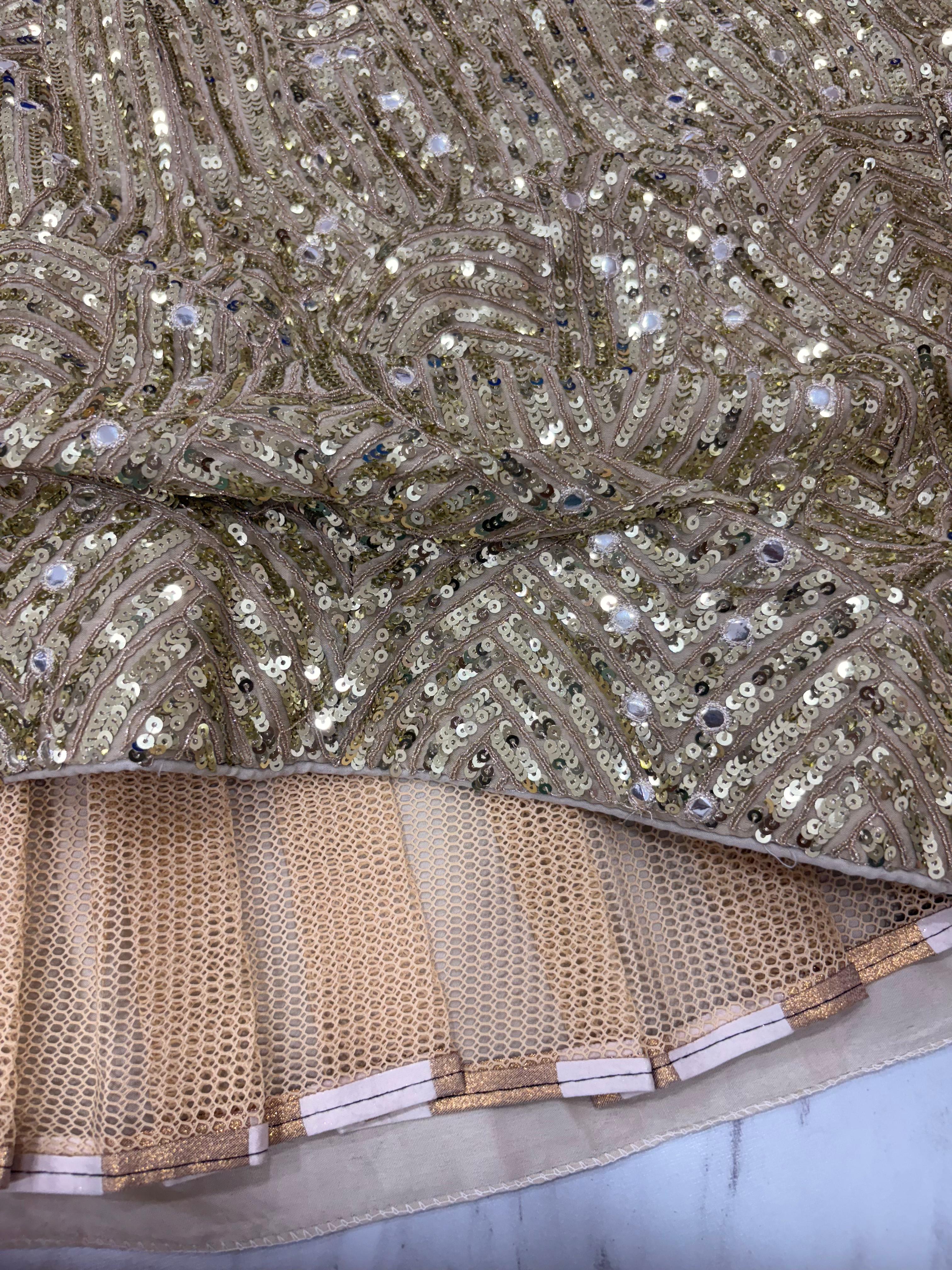 Designer Lehenga Choli With Beautiful Thread Embroidery Work