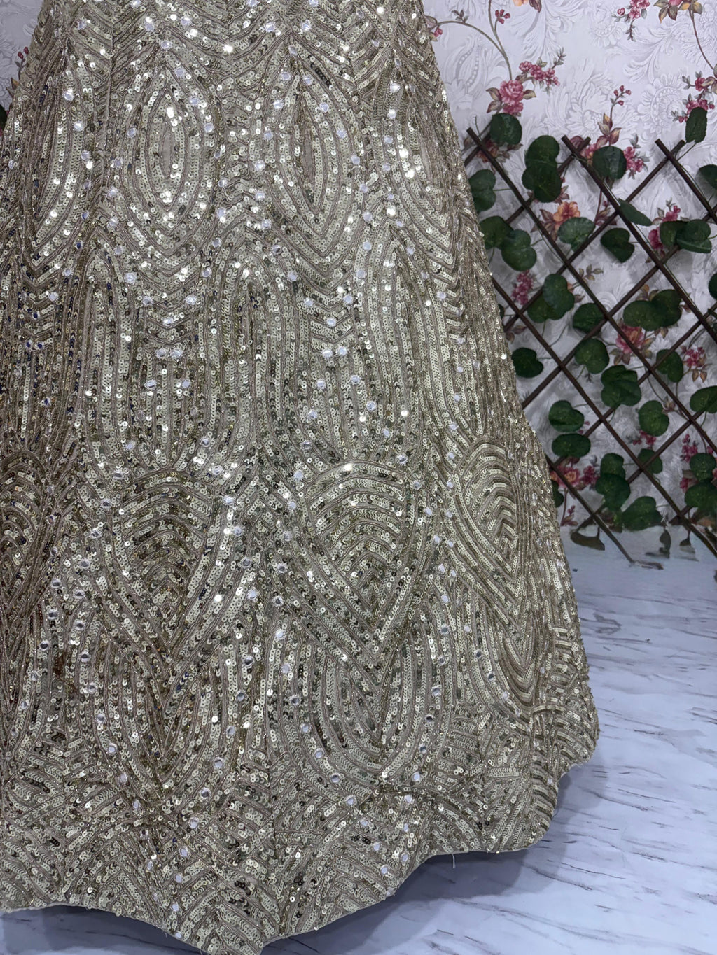 Designer Lehenga Choli With Beautiful Thread Embroidery Work