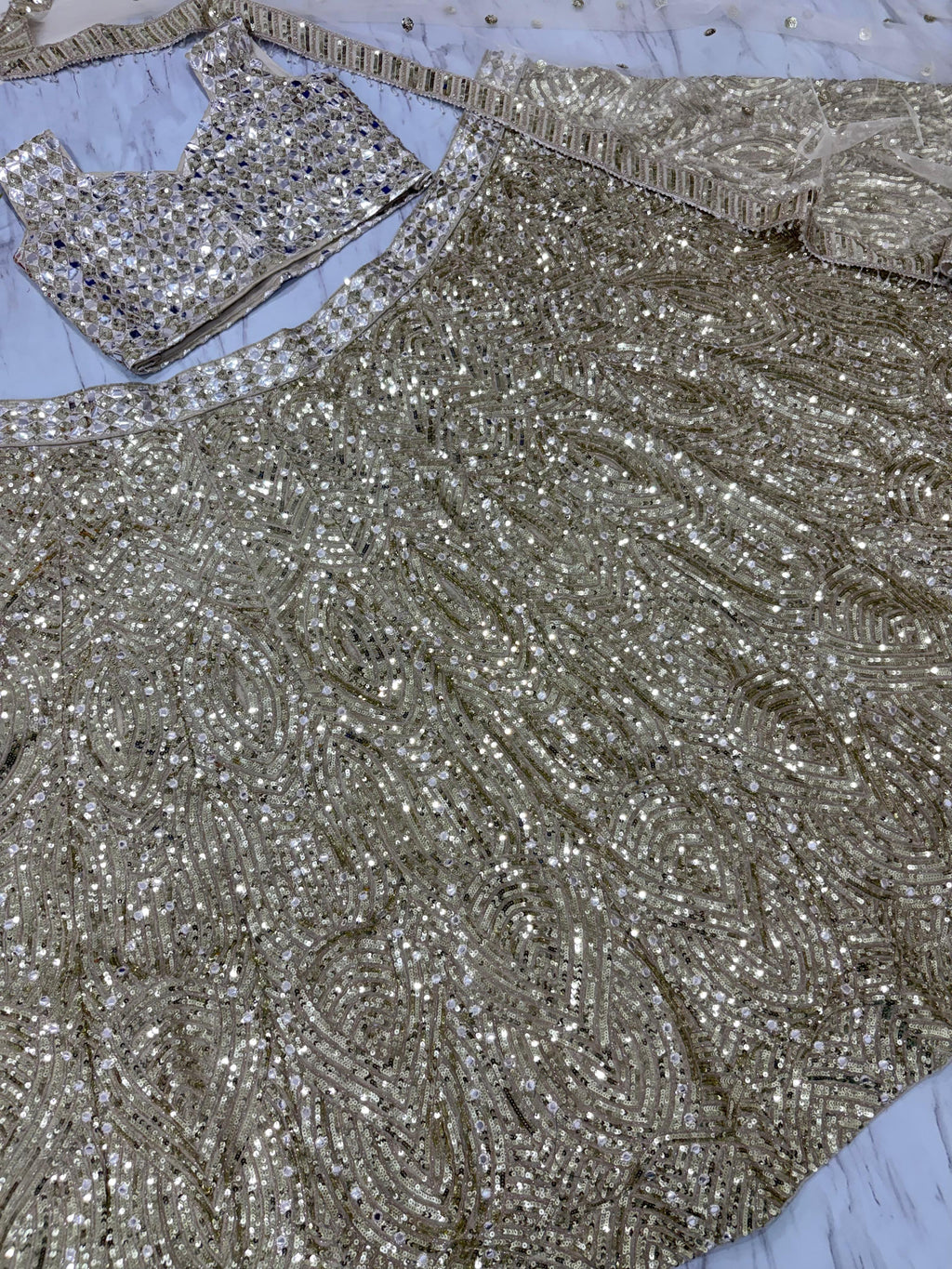 Designer Lehenga Choli With Beautiful Thread Embroidery Work