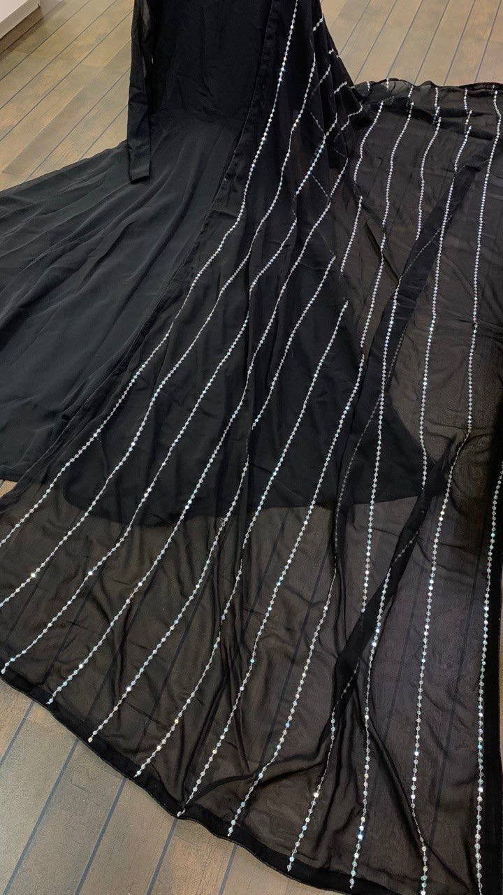 Party Wear Designer Anarkali Gown And Beautiful Dupatta