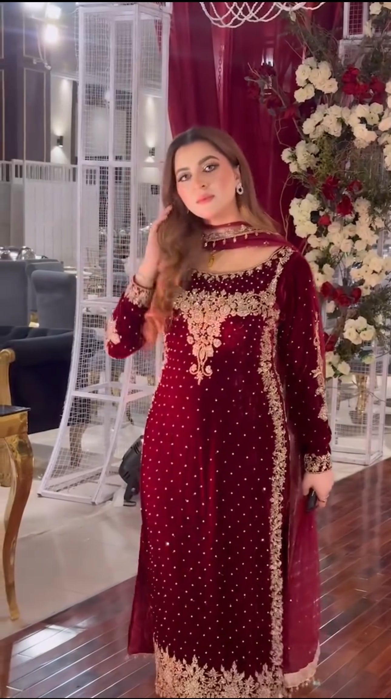 Designer Look Top-Dupatta And Bottom With Heavy Embroidery Sequence Work
