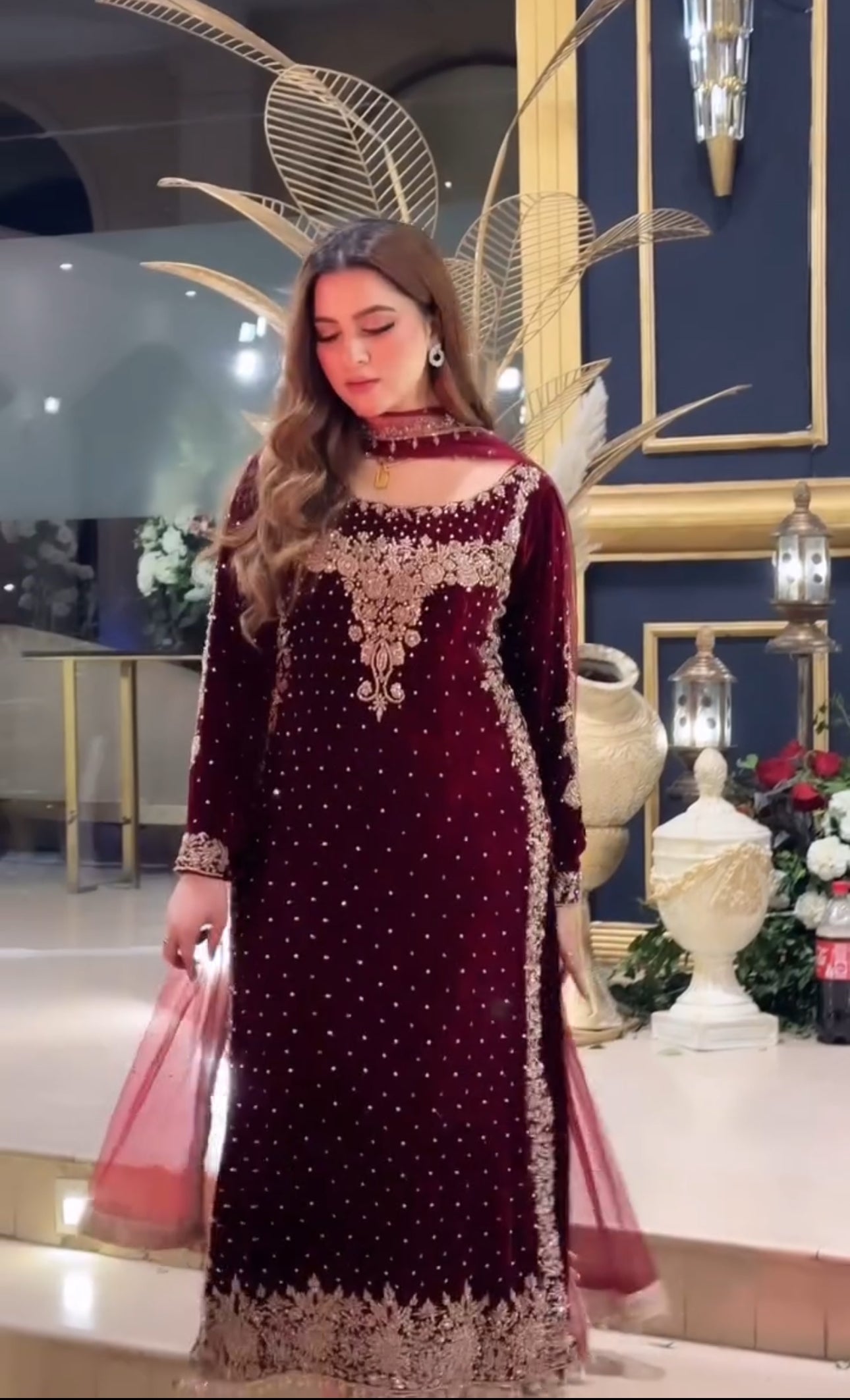 Designer Look Top-Dupatta And Bottom With Heavy Embroidery Sequence Work