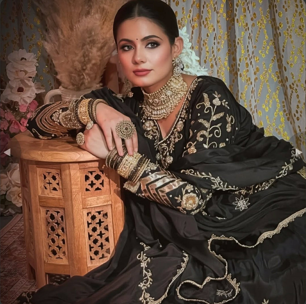 Beautiful Party Wear Top Lehenga With Fancy Border Work