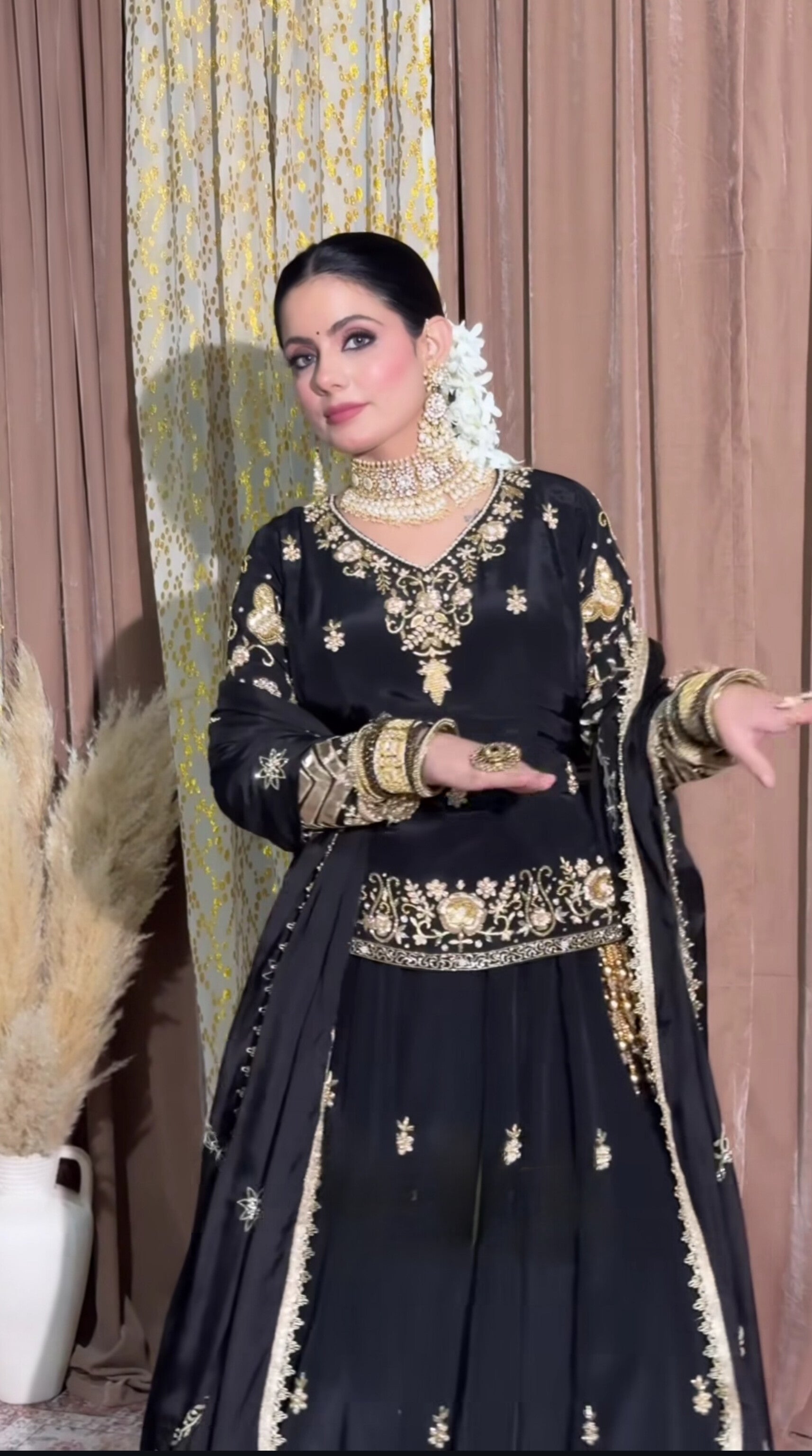 Beautiful Party Wear Top Lehenga With Fancy Border Work