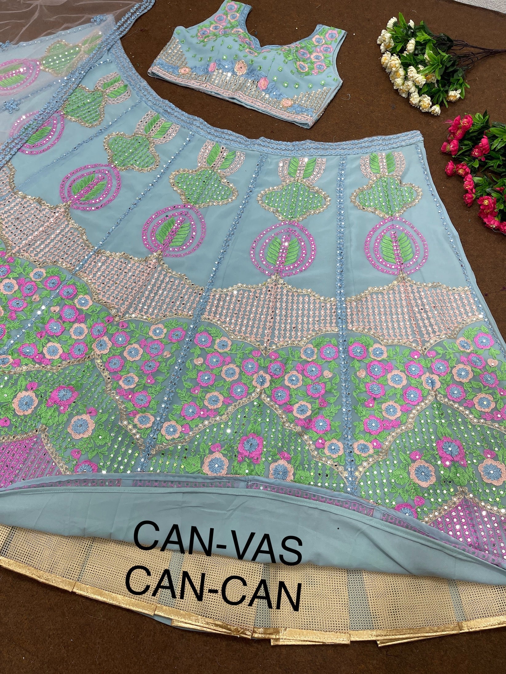 Designer Party Wear Lehenga Choli With Beautiful Dupatta