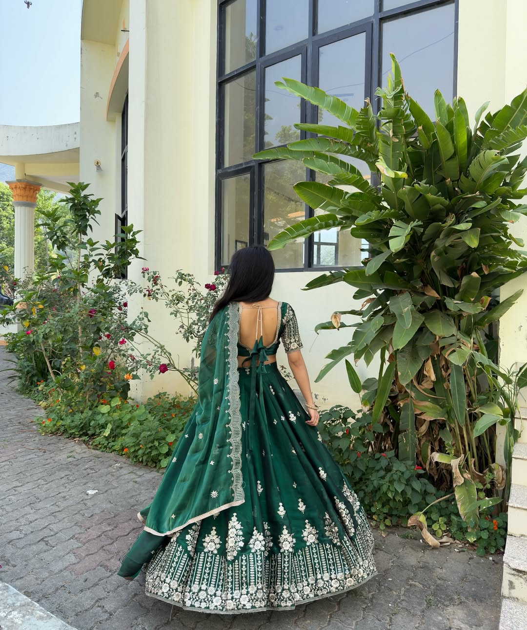 Beautiful Wedding Wear Lehenga Choli With Embroidery Sequence Work