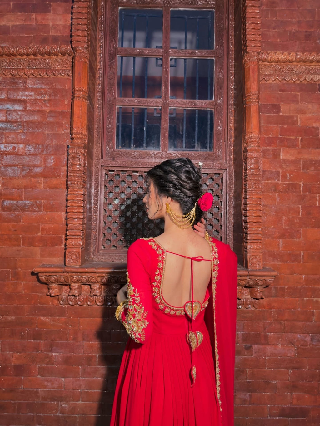 Designer Party Wear Look Top-Plazzo And Dupatta With Embroidery Work