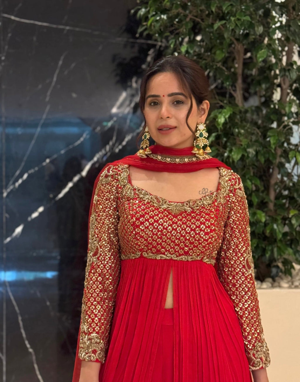 Fancy Top-Bottom And Dupatta With Embroidery Sequences Work