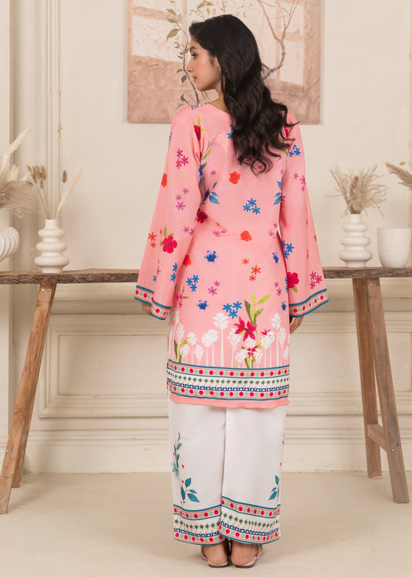 सुंदर डिजिटल प्रिंट के साथ फैंसी स्टाइल को-ऑर्ड सेट