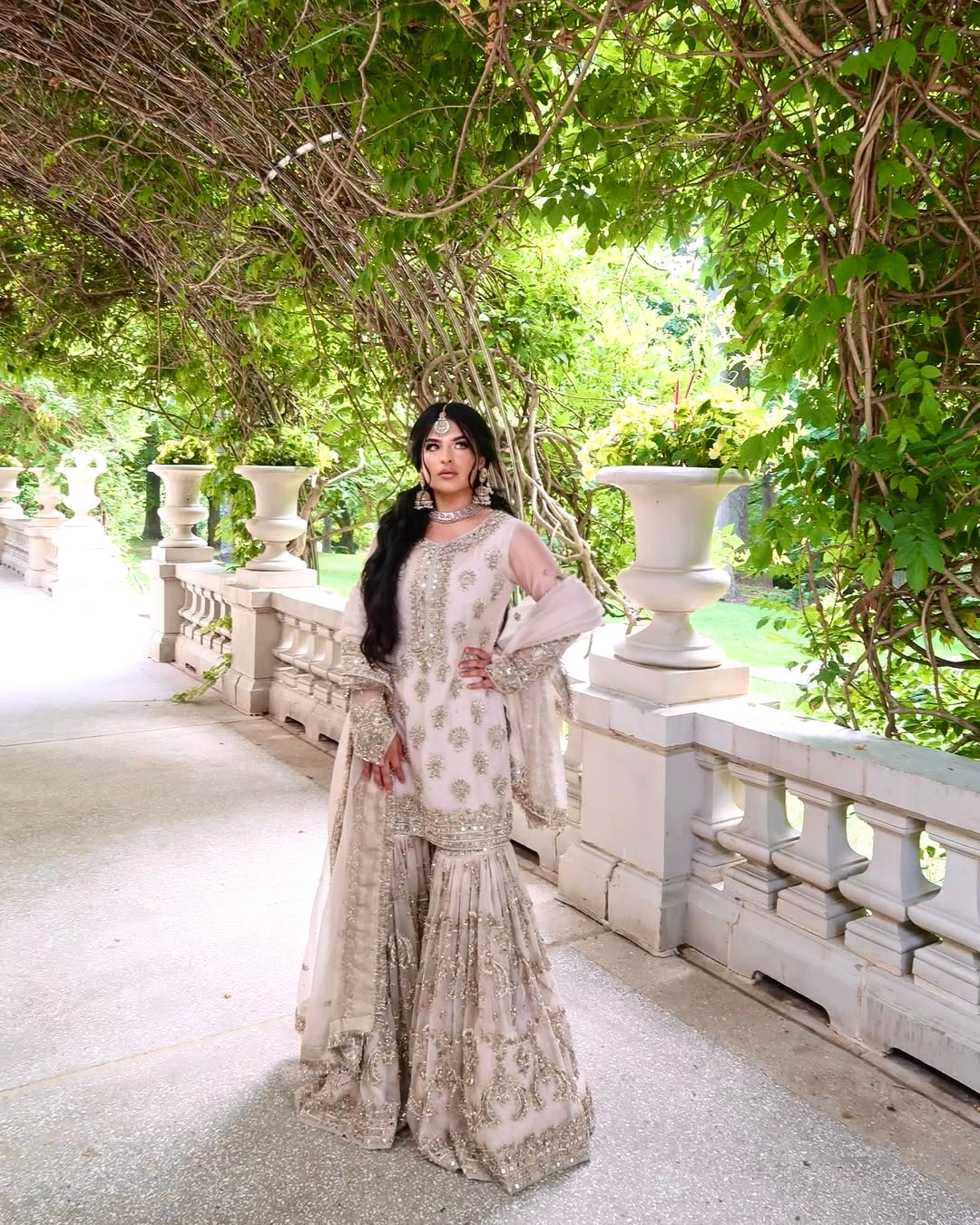 Designer Party Wear Look Pure Heavy Faux Georgette Top Plazzo & Dupatta Set