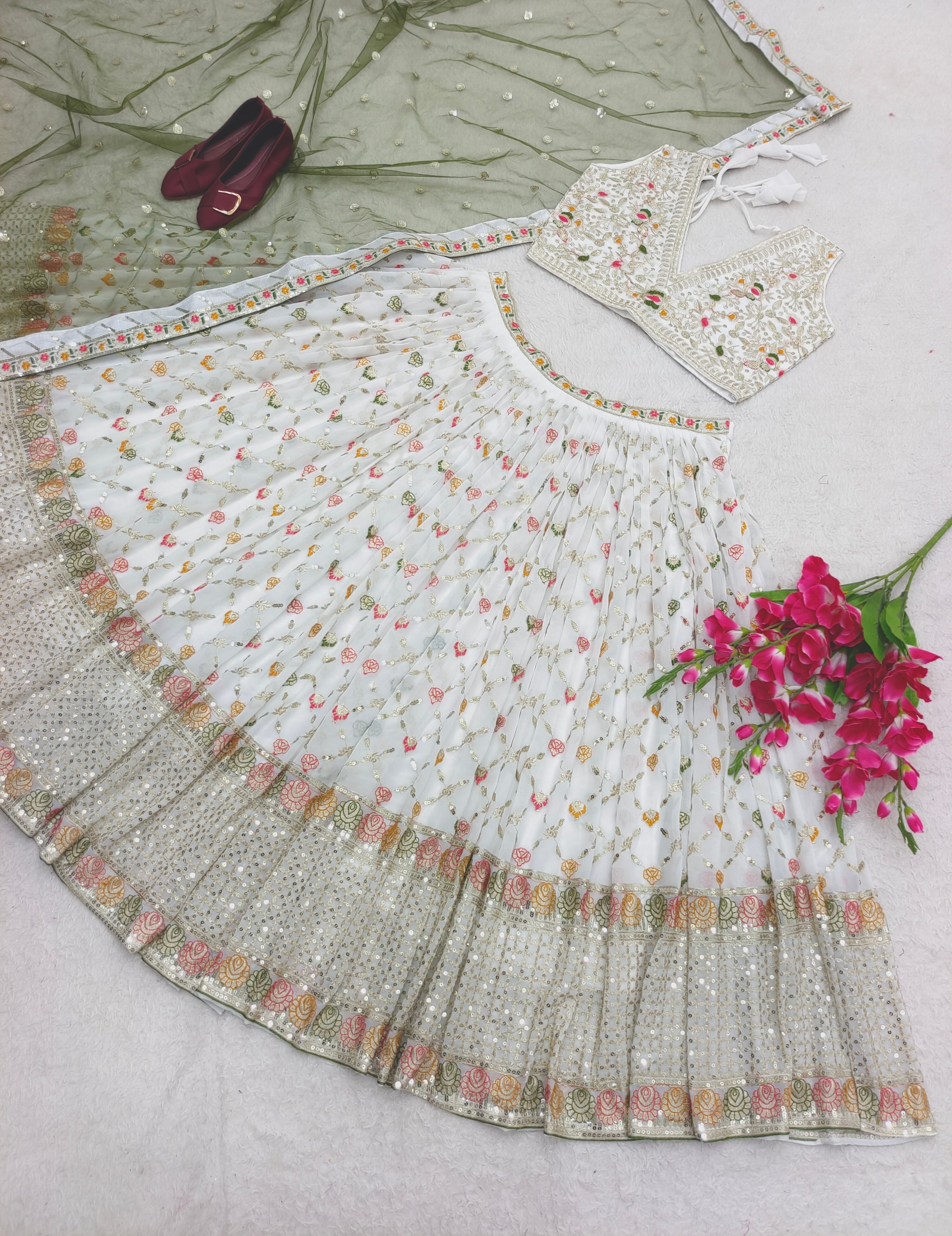 Party Wear Beautiful Lehenga Choli With Dupatta