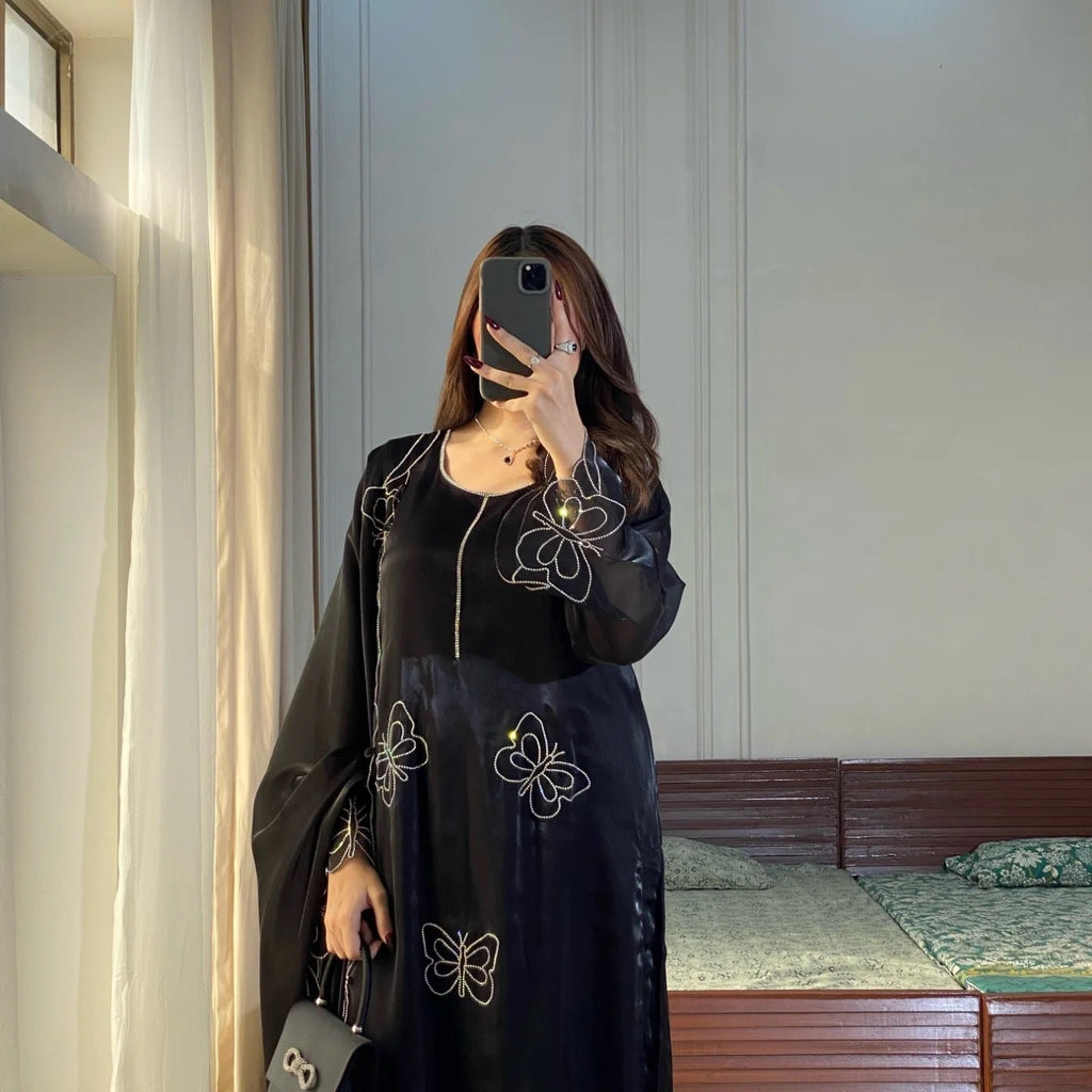 डायमंड वर्क वाला पार्टी वियर डिज़ाइनर सूट सेट