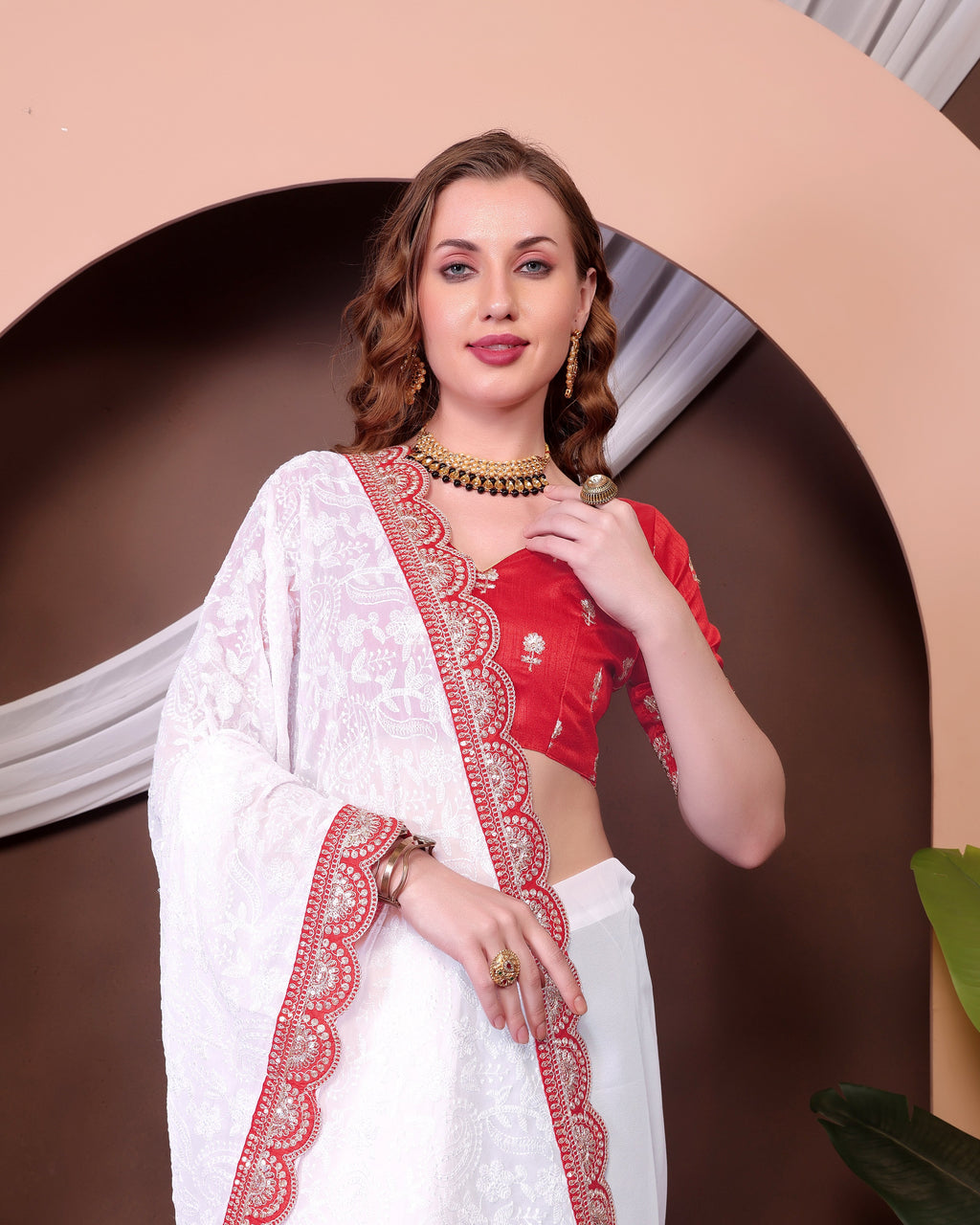 Party Wear Beautiful Saree With Embroidery Sequins Work