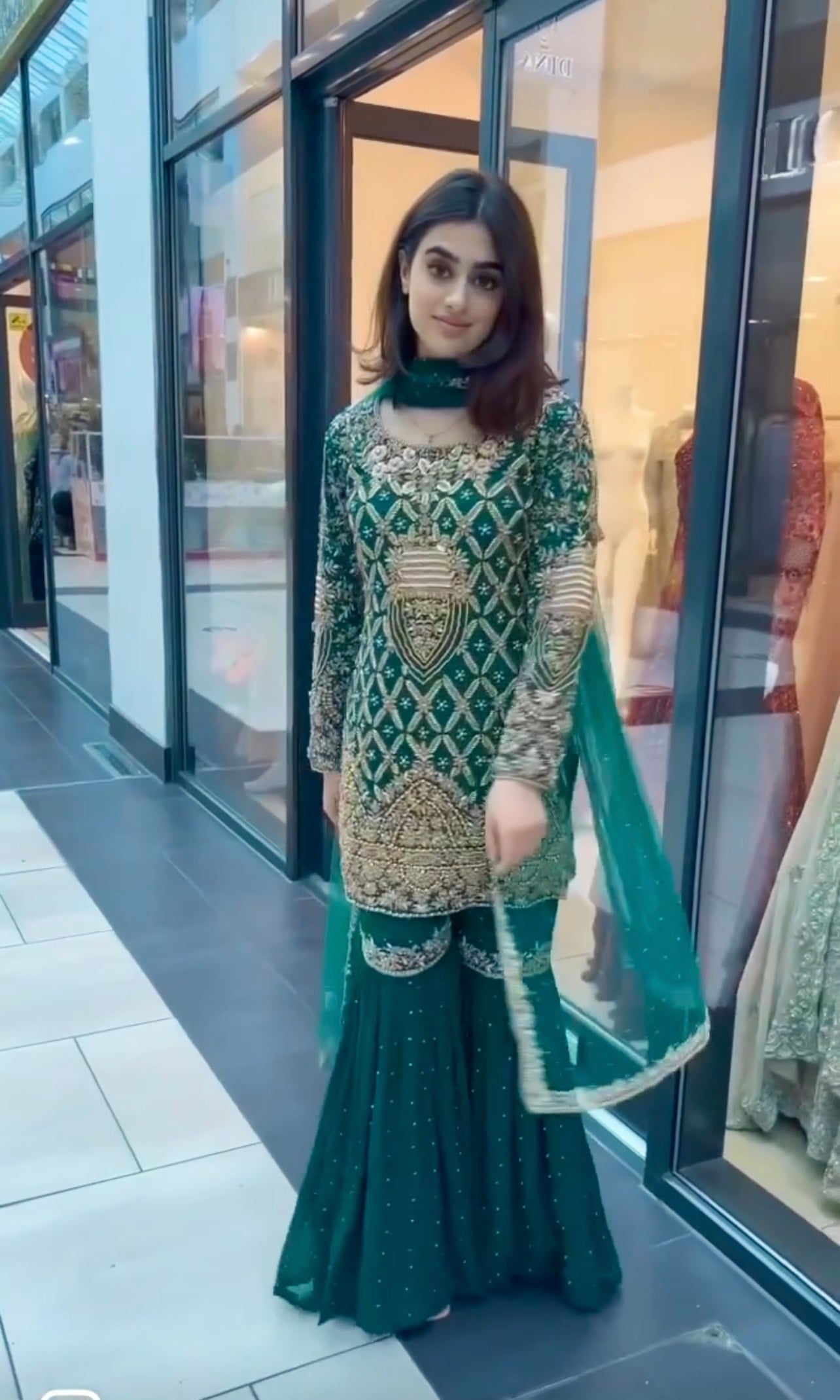 Designer Party Wear Look Top Plazzo & Dupatta Set