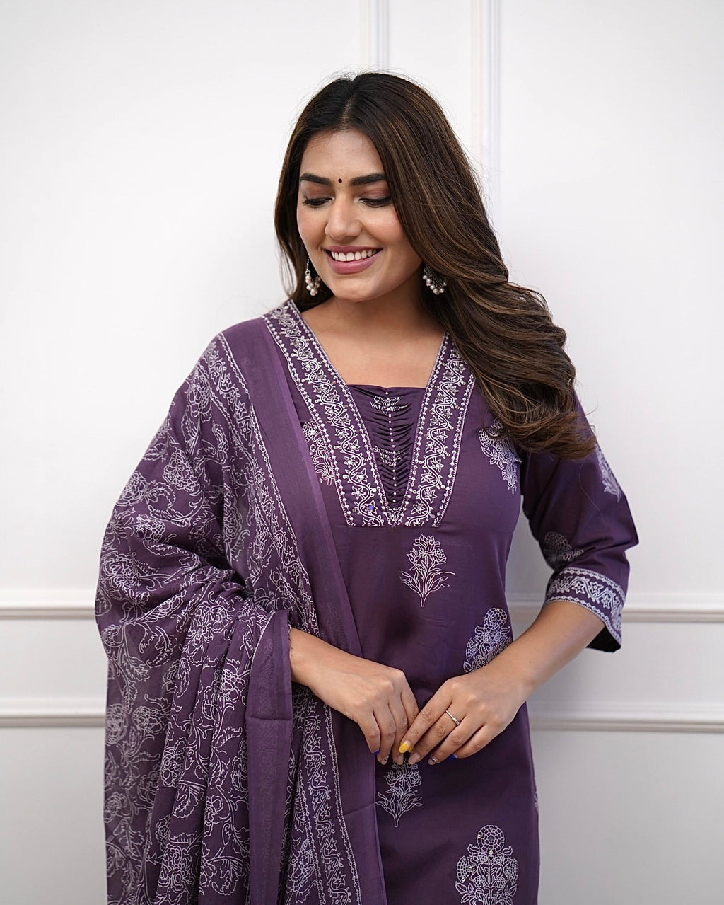 पार्टी वियर लुक डिज़ाइनर खूबसूरत टॉप-बॉटम और दुपट्टा