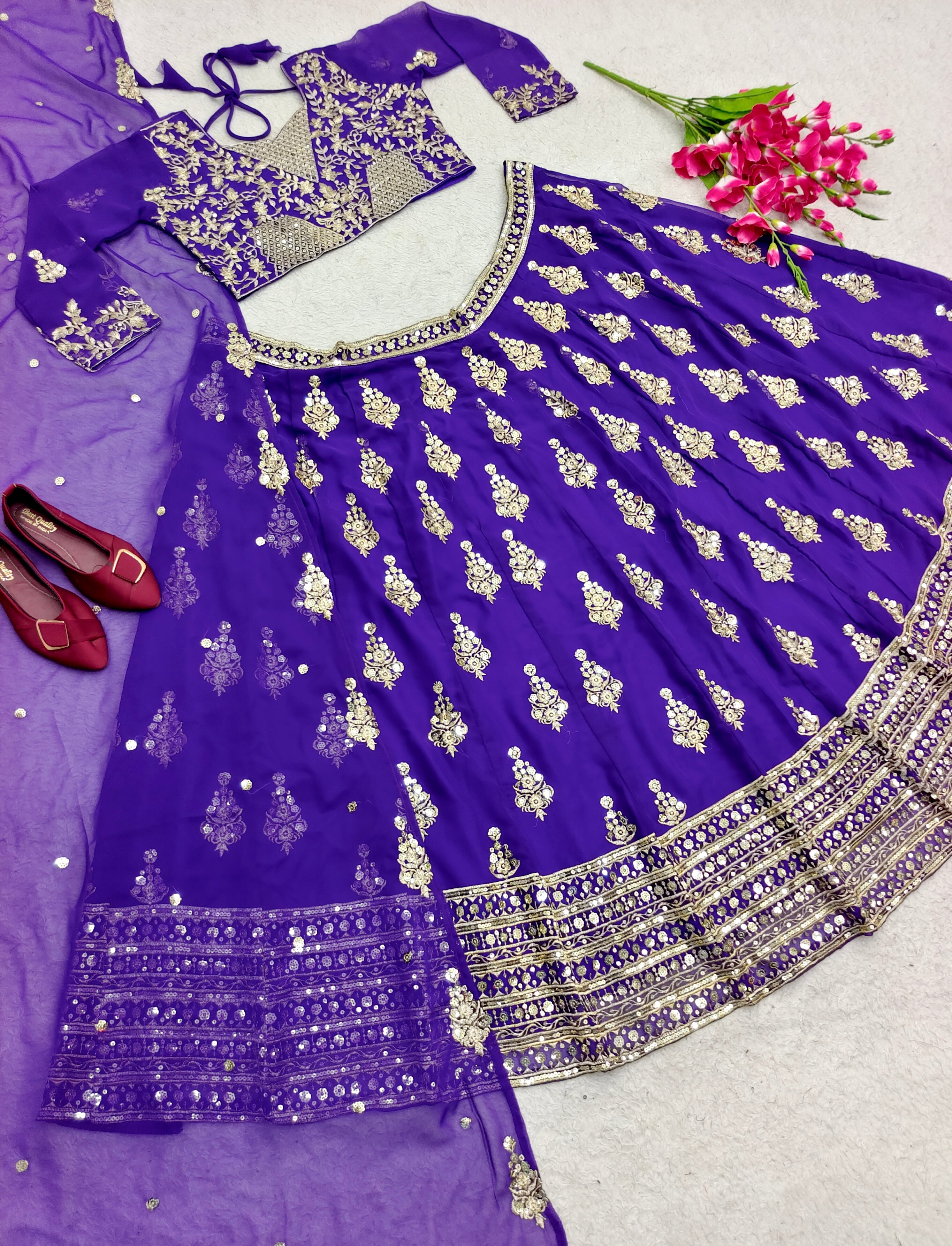 Beautiful Party Wear Lehenga Choli With Dupatta