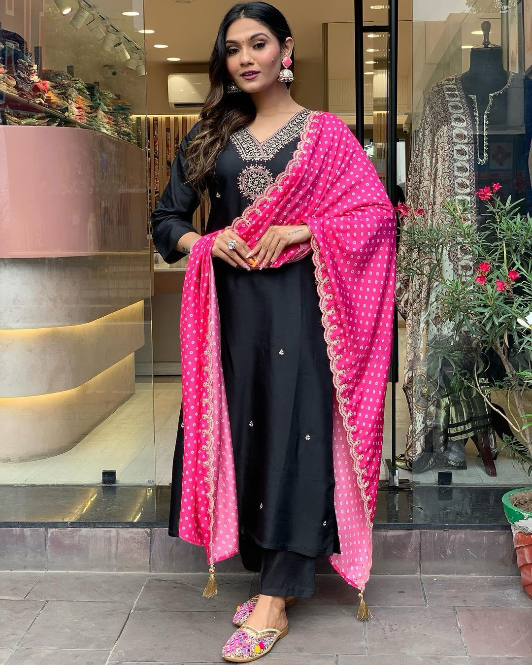 Designer Party Wear Look Top Bottom & Dupatta Set