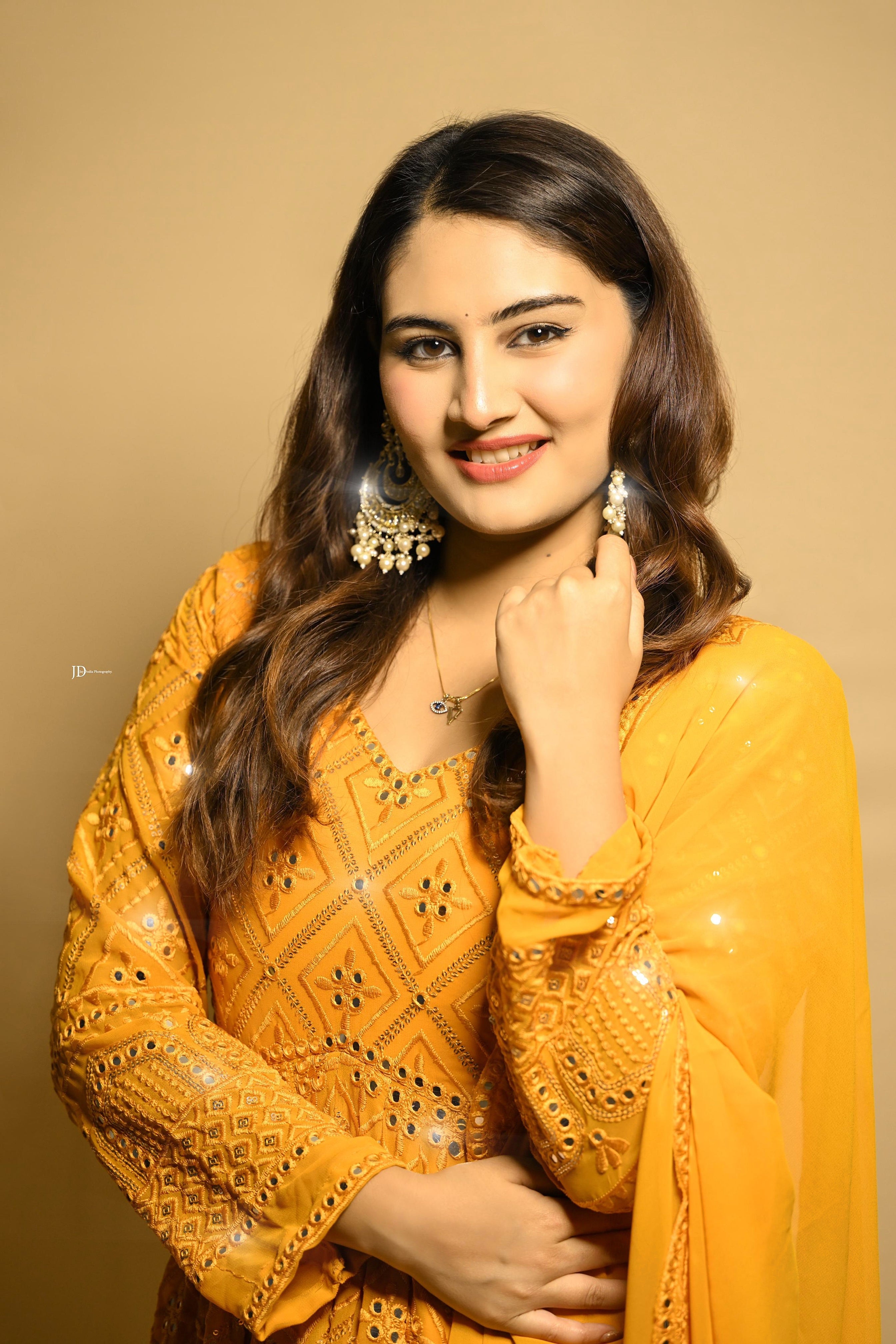 Beautiful Party Wear Anarkali Gown, Pent And Dupatta