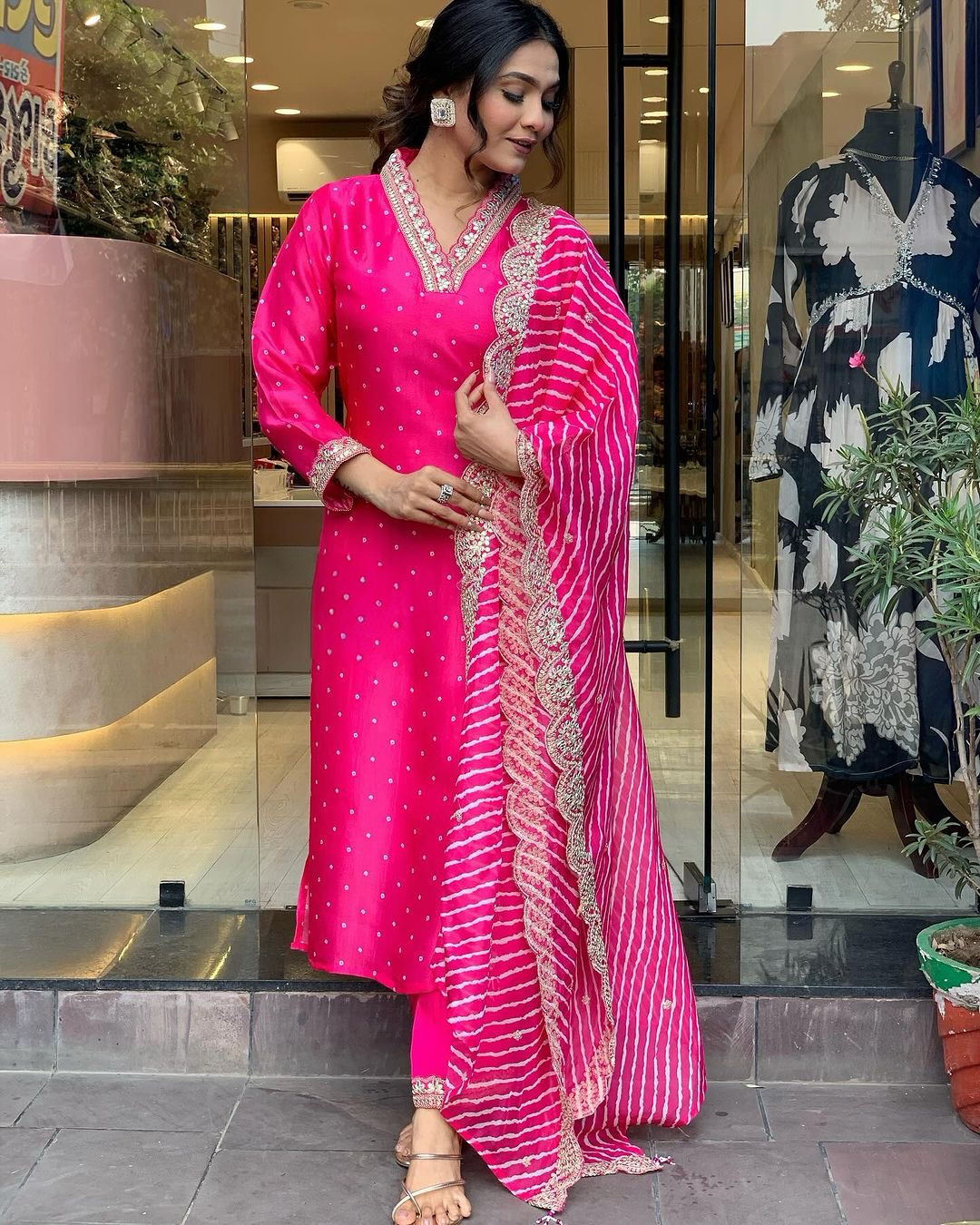 Party Wear Look Heavy Modal Silk Top Bottom & Dupatta Set