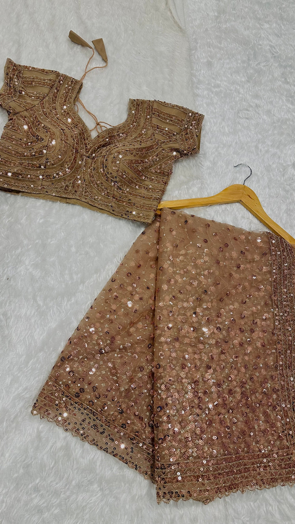 Party Wear Designer Saree With Sequence & Dori Work