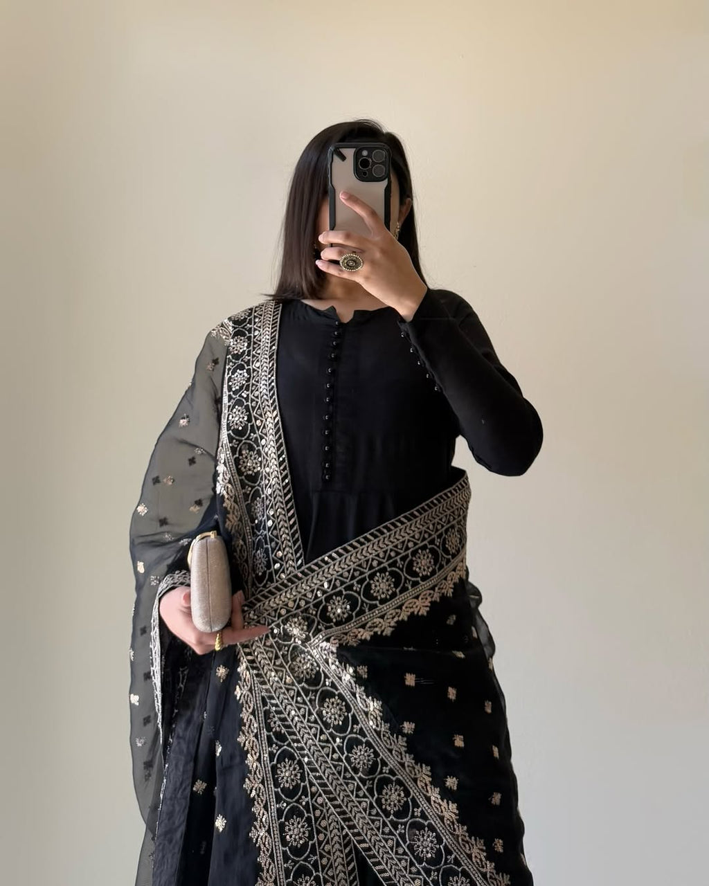 Designer Party Wear Gown And Pent With Beautiful Dupatta