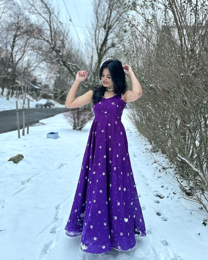 Designer Party Wear Look Gown And Beautiful Dupatta