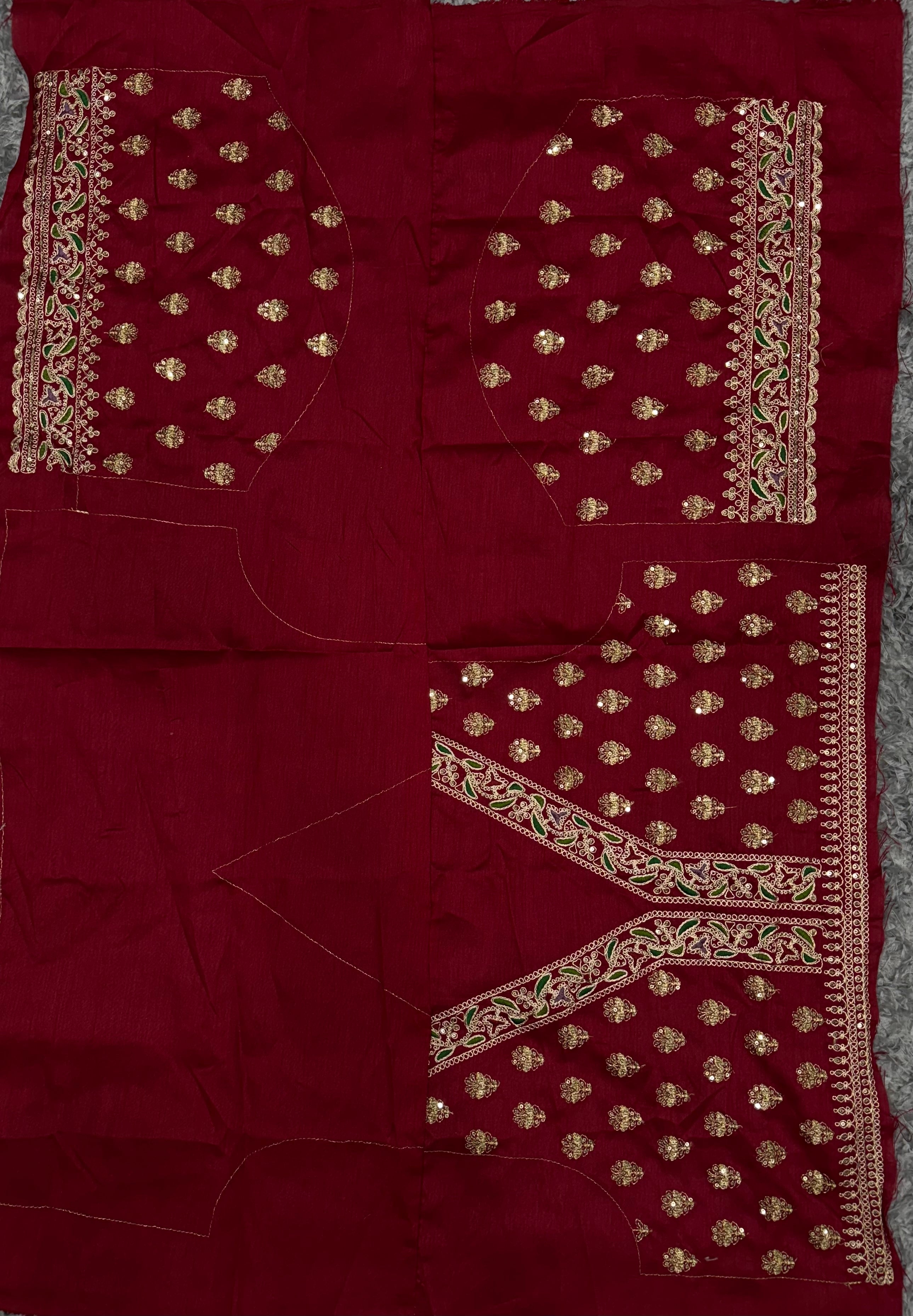 Designer Party Wear Saree With Embroidery Work Lace Border