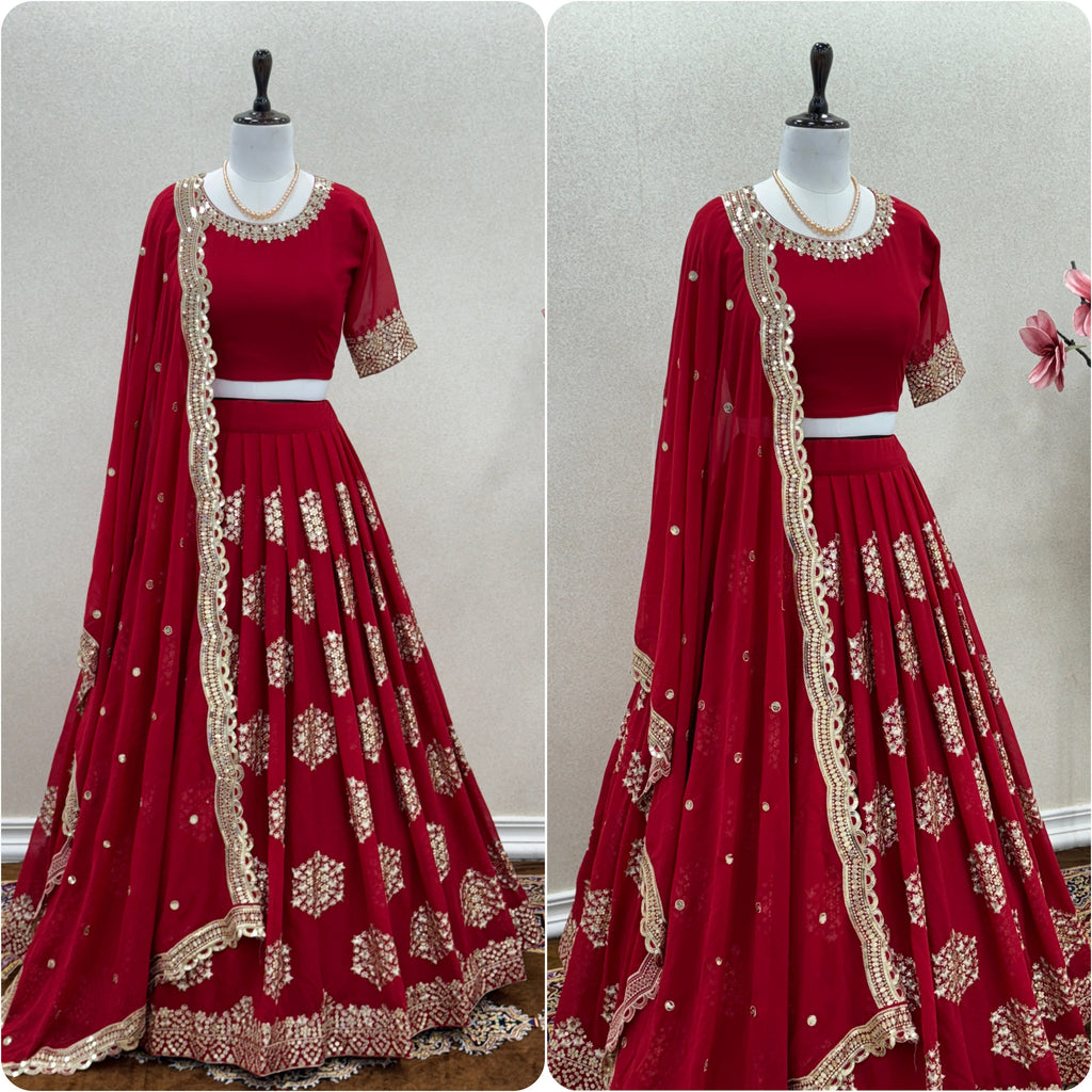 Designer Lehenga-Choli With Embroidery Work
