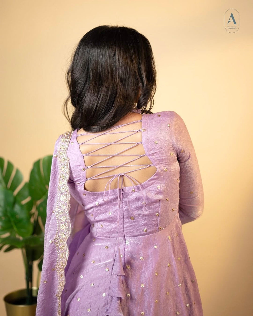 Designer Party Wear Look Fancy Gown, Dupatta & Bottom