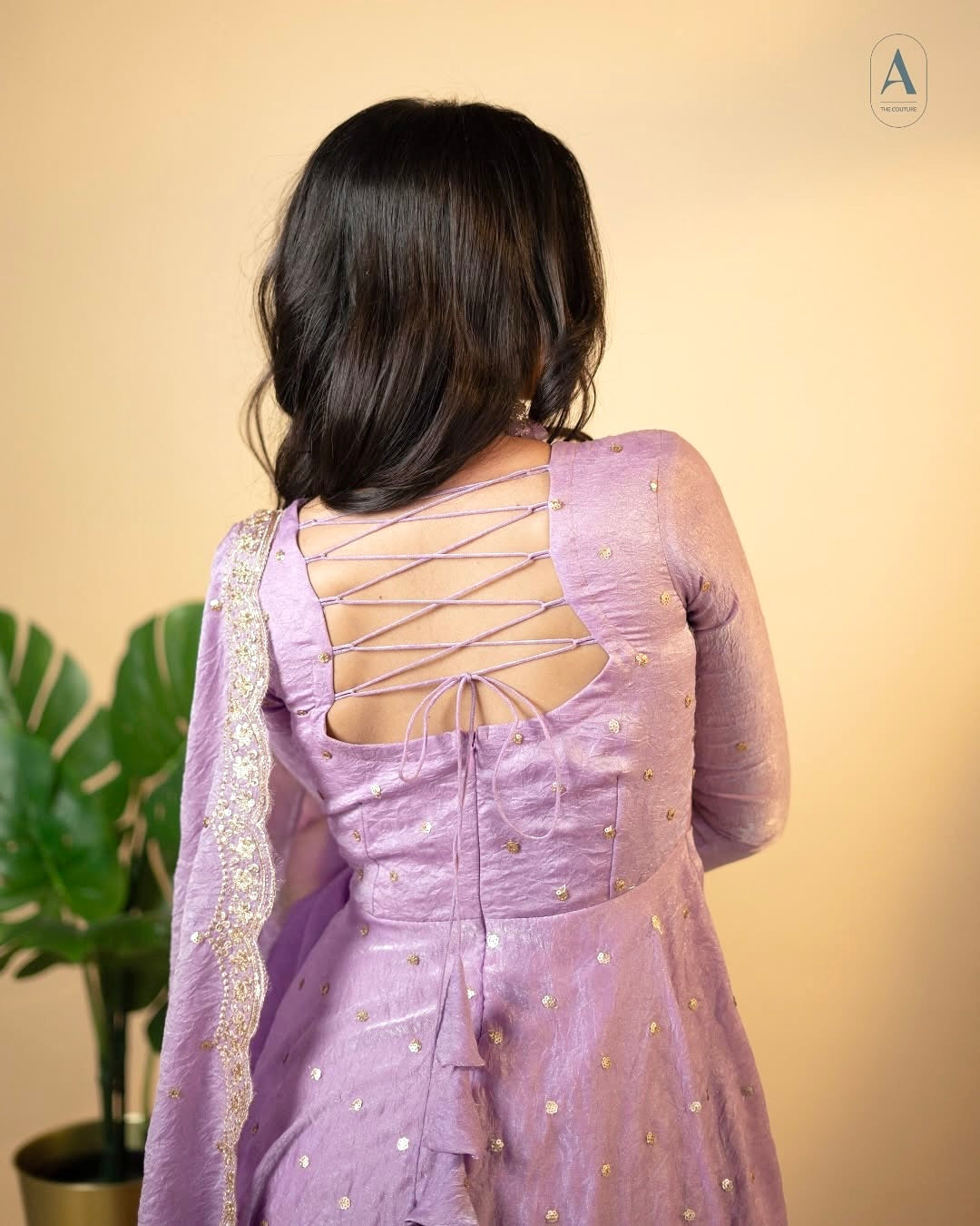 Designer Party Wear Look Fancy Gown, Dupatta & Bottom