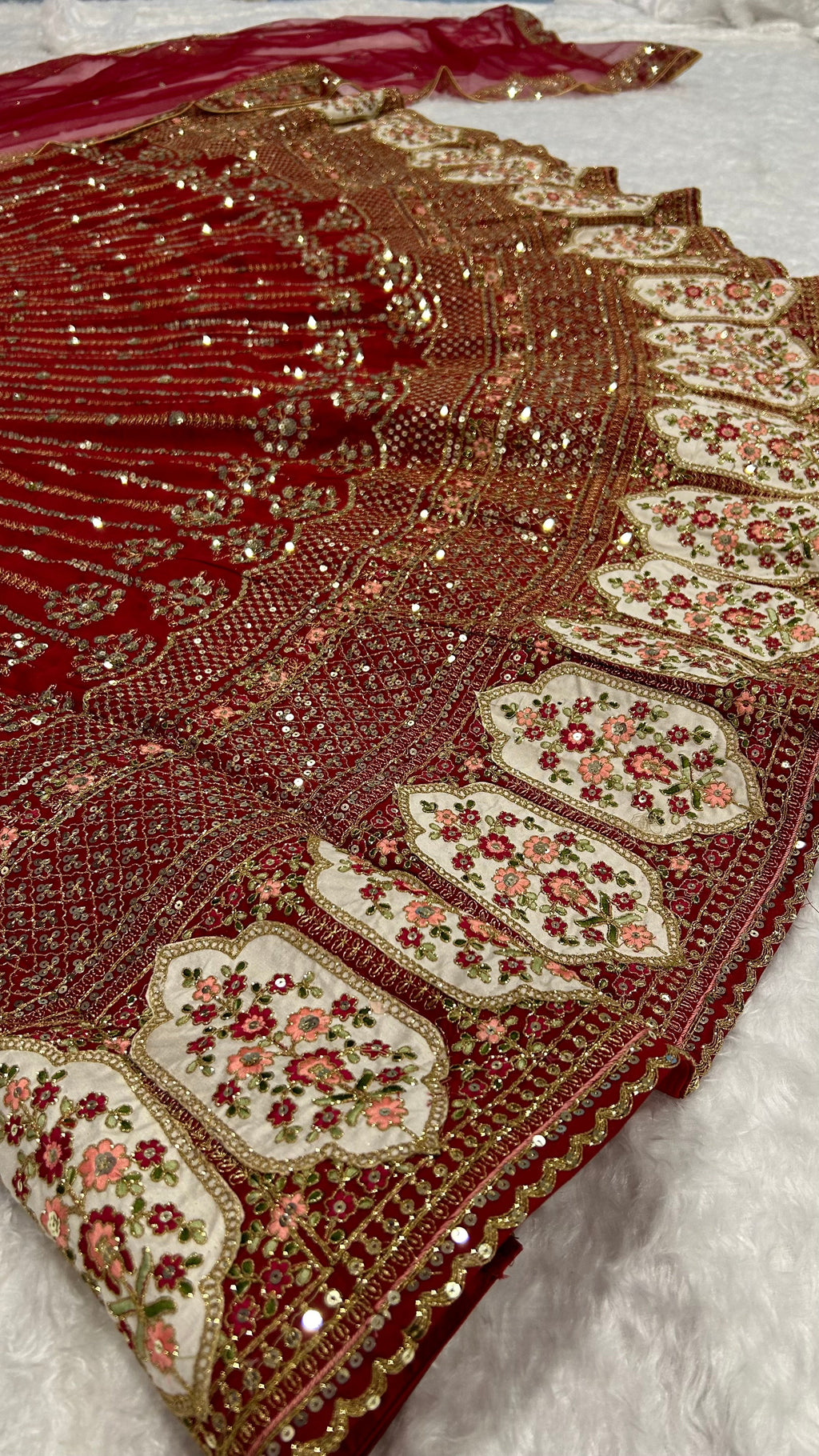 Beautiful Designer Lehenga Choli With Sequence, Dori & Thread Work