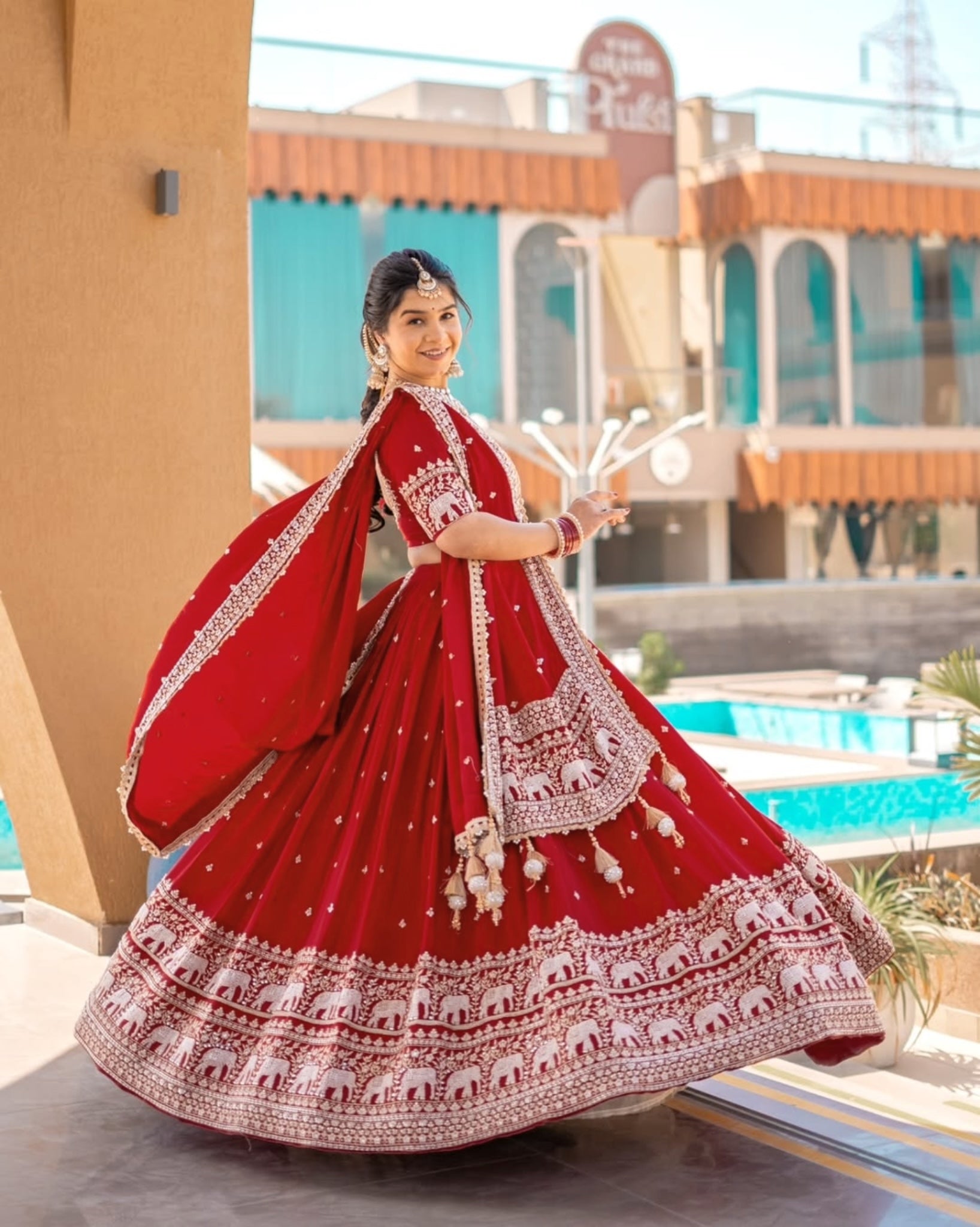 Designer Lehenga Choli With Beautiful Embroidery Work