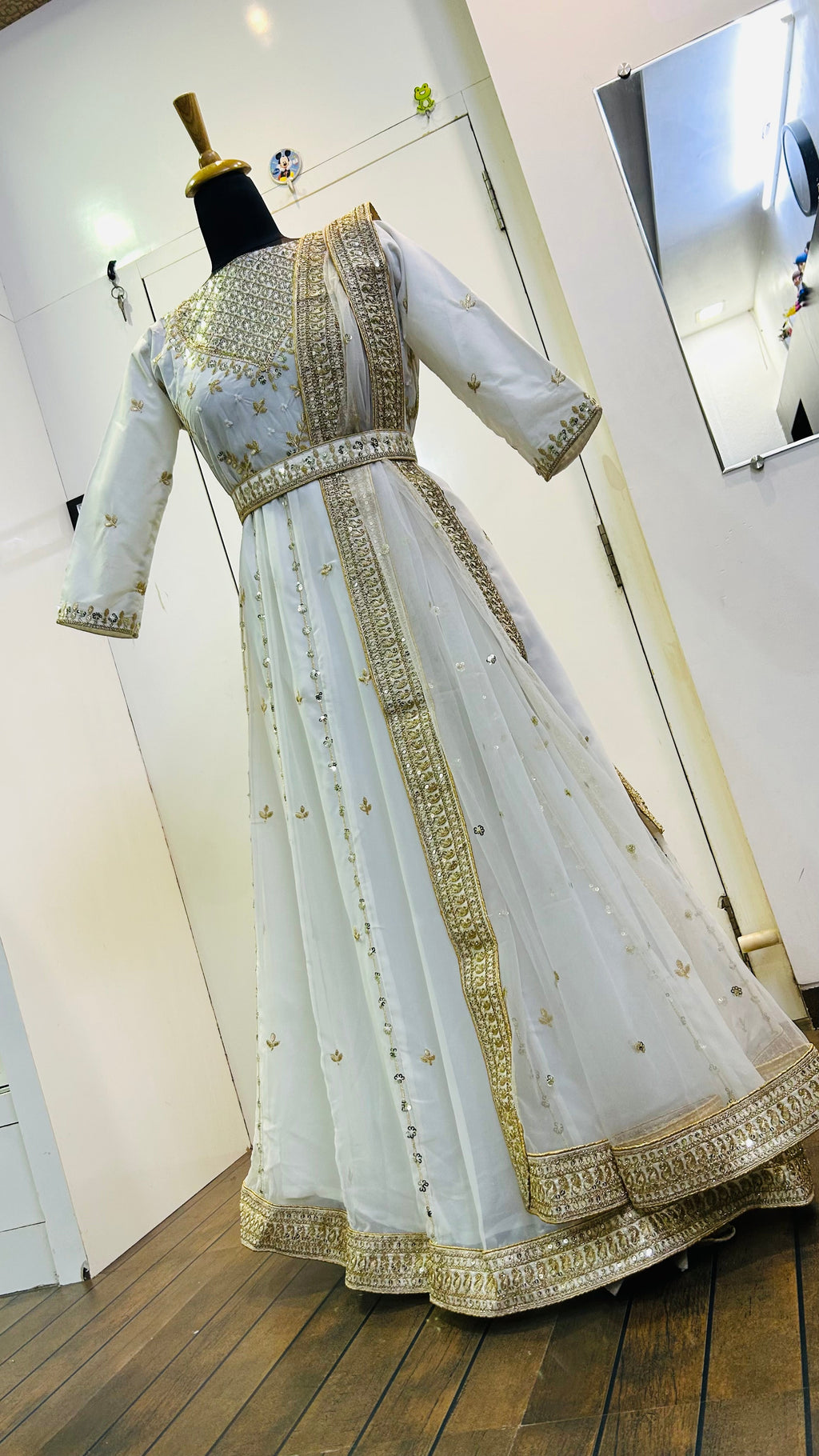 Party Wear Look Anarkali Gown With Beautiful Dupatta
