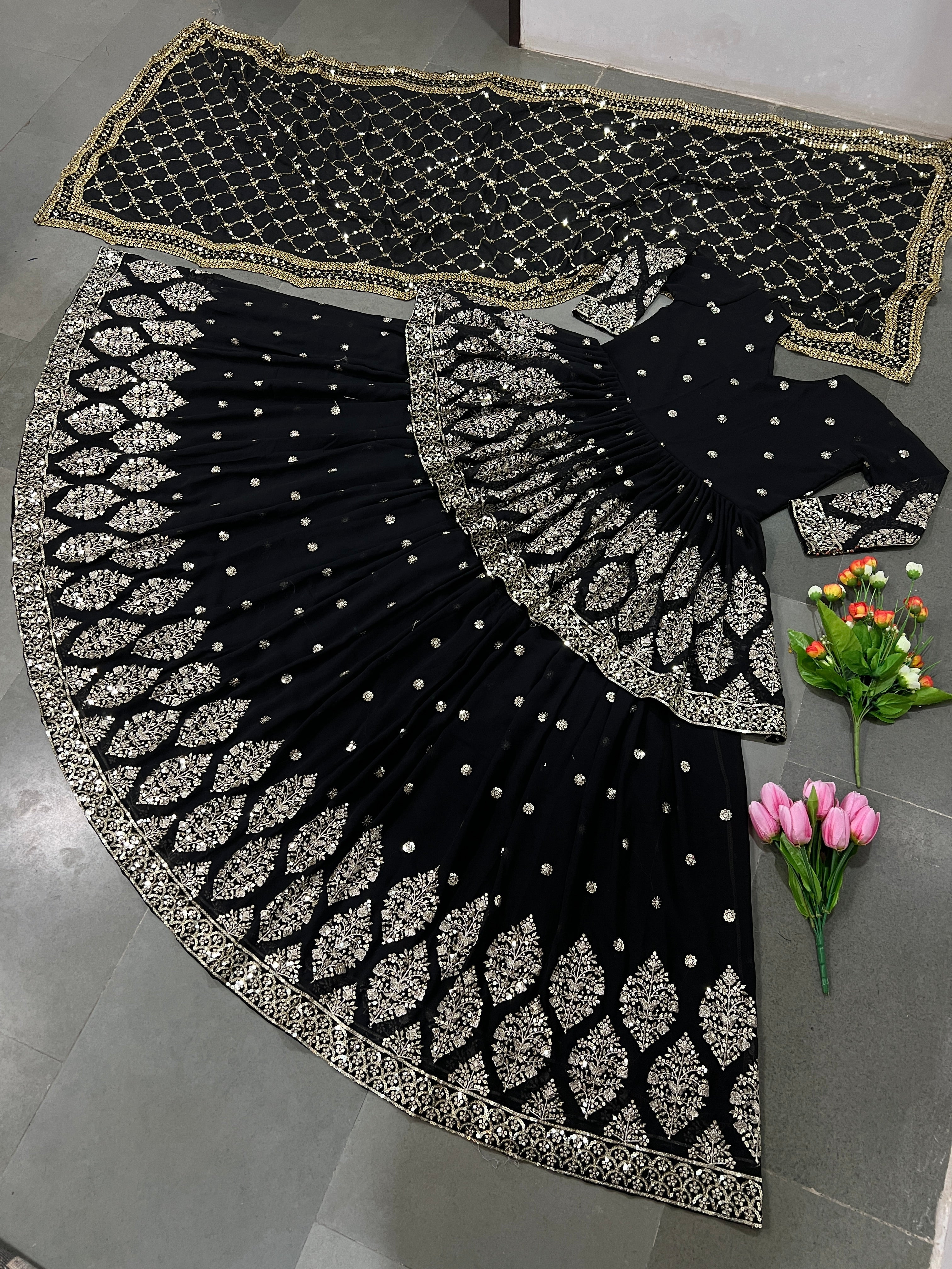 Beautiful Party Wear Top Lehenga And Dupatta