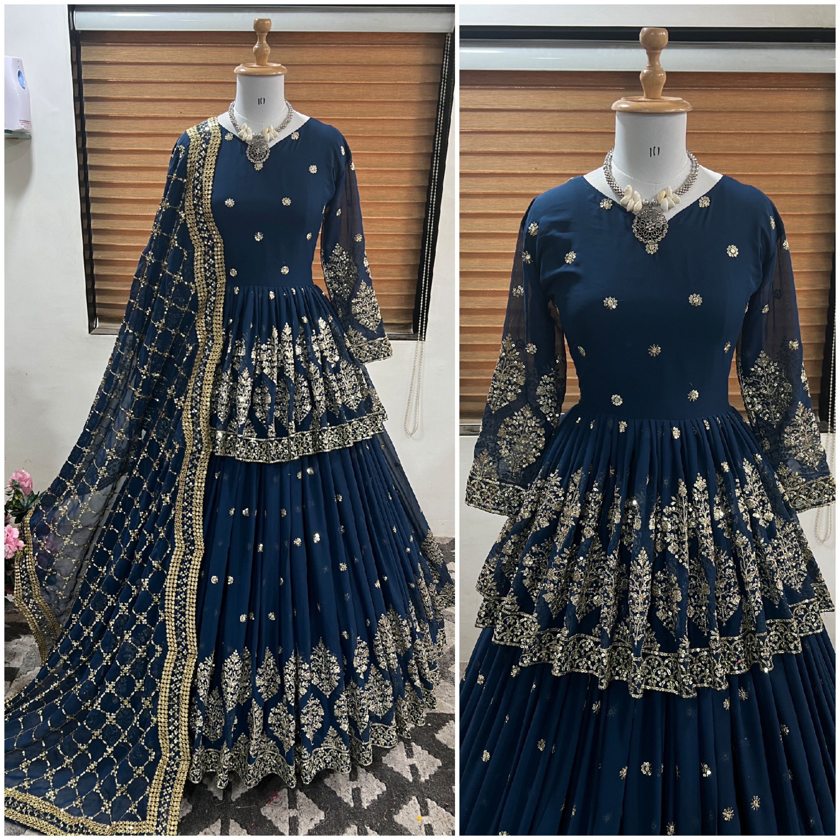 Beautiful Party Wear Top Lehenga And Dupatta