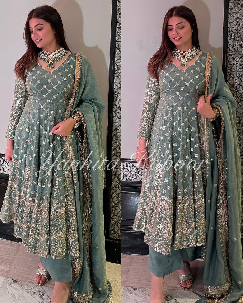 Party Wear Look Top With Sharara With Dupatta