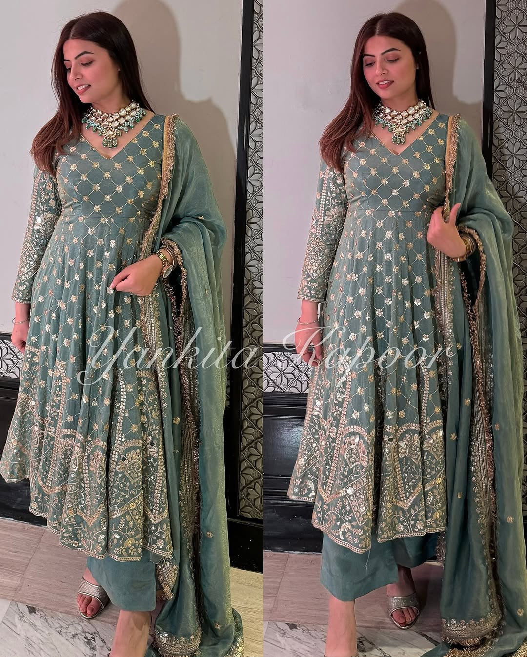 Party Wear Look Top With Sharara With Dupatta