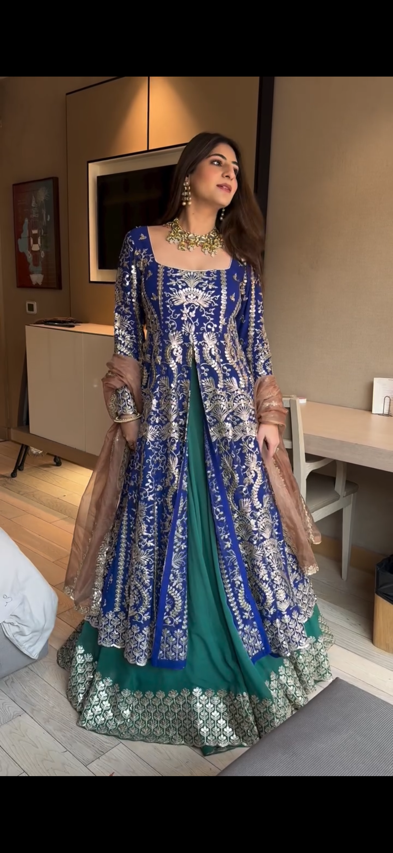 Designer Party Wear Look Fancy Style Top, Lehenga and Dupatta