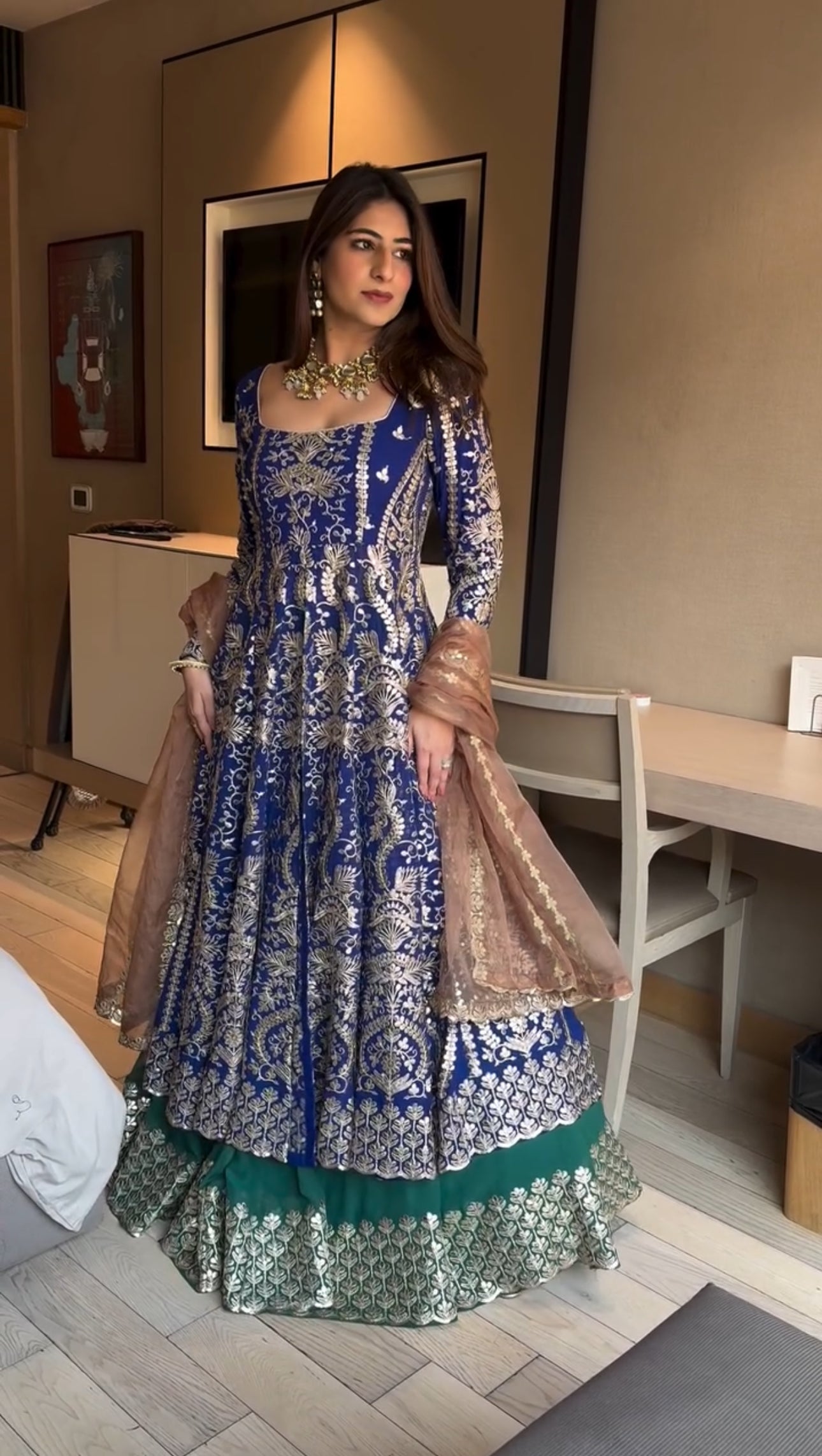 Designer Party Wear Look Fancy Style Top, Lehenga and Dupatta